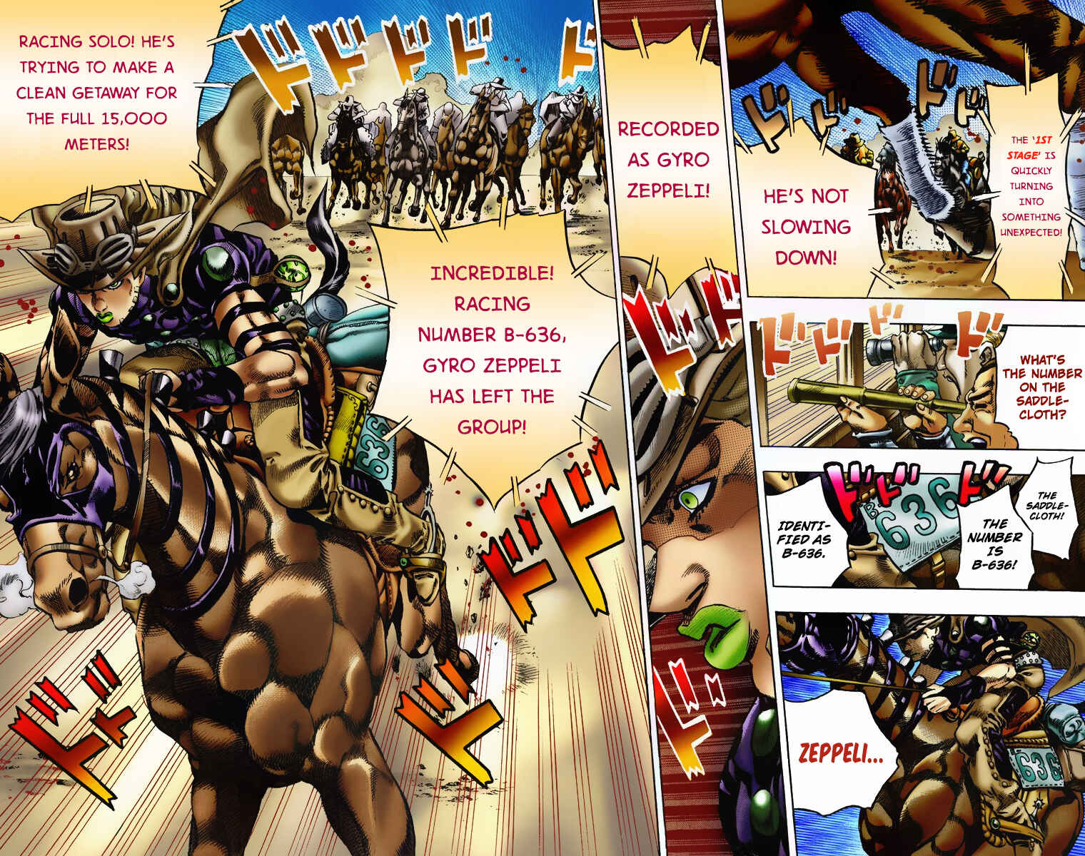 JoJo no Kimyou na Bouken: Part 7 - Steel Ball Run Color-ban Chapter 5 - Page 7