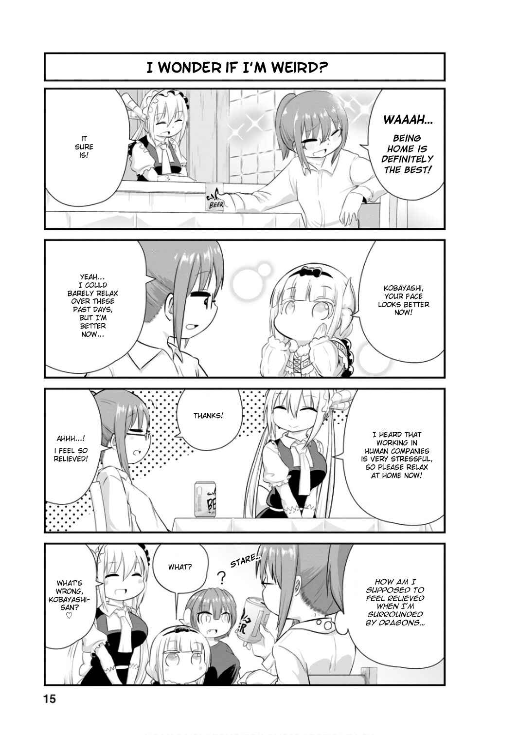 Kobayashi-san Chi no Maid Dragon - Kanna no Nichijou Chapter 41 - Page 15