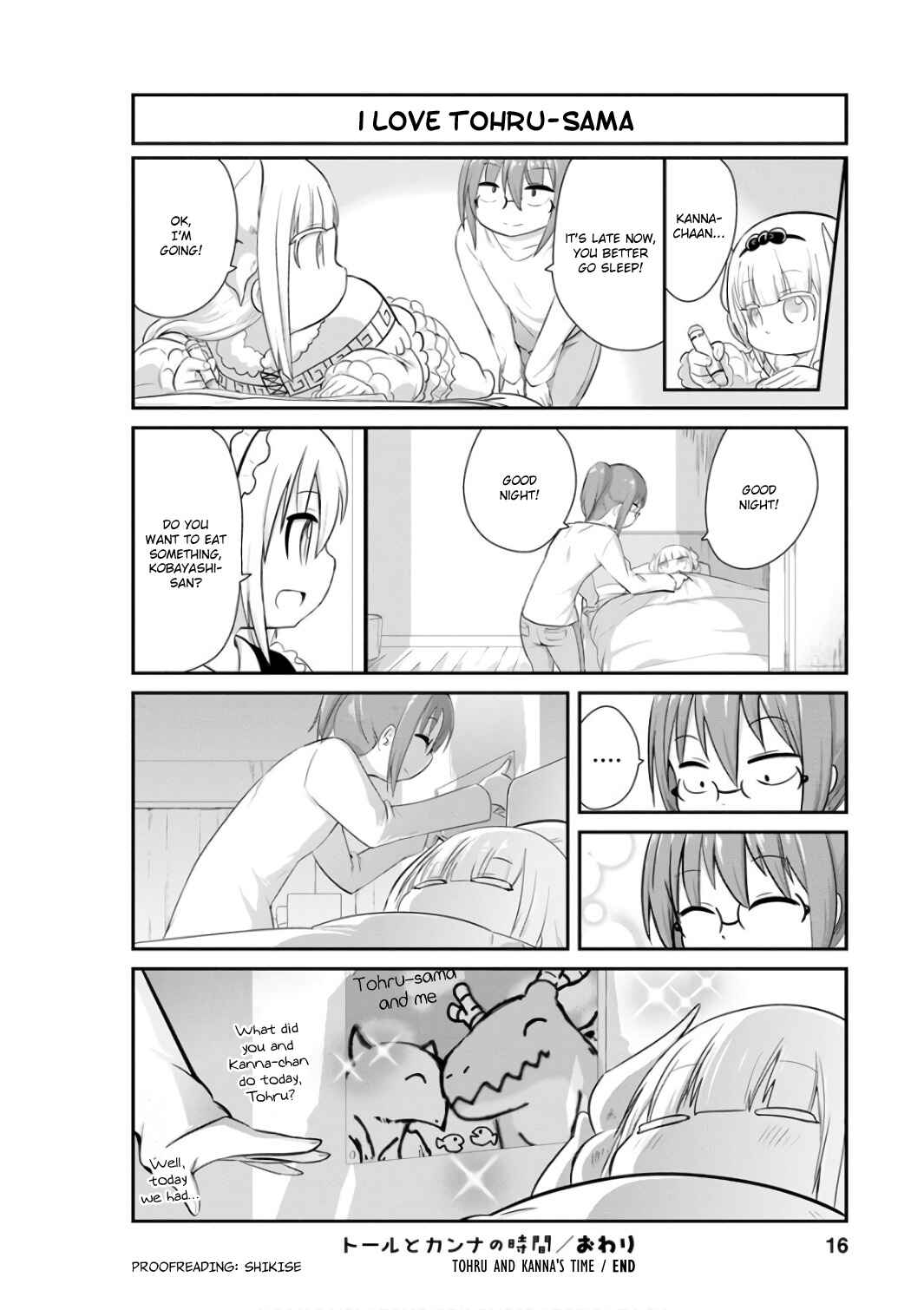 Kobayashi-san Chi no Maid Dragon - Kanna no Nichijou Chapter 41 - Page 16