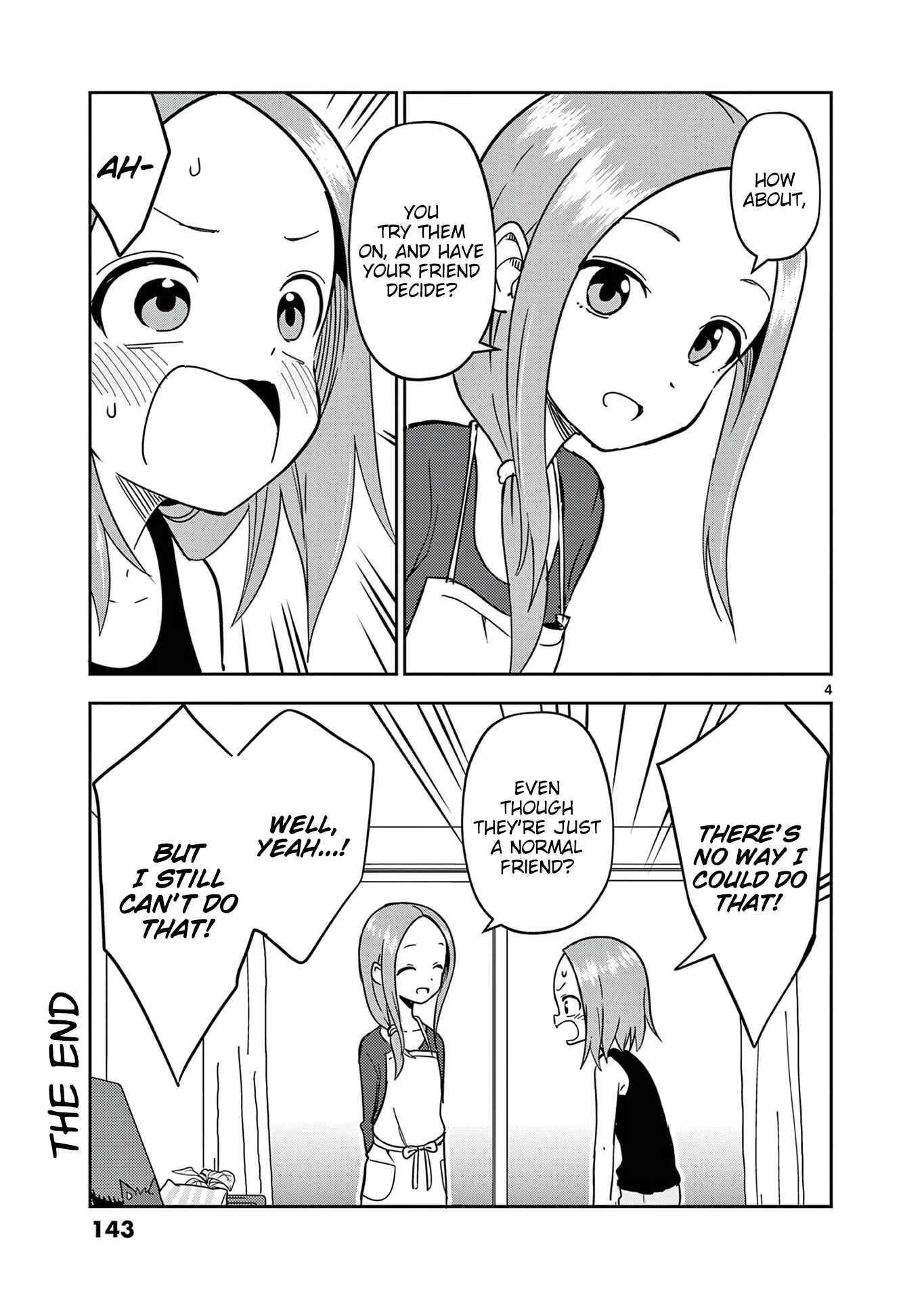 Karakai Jouzu no (Moto) Takagi-san Chapter 166.5 - Page 4