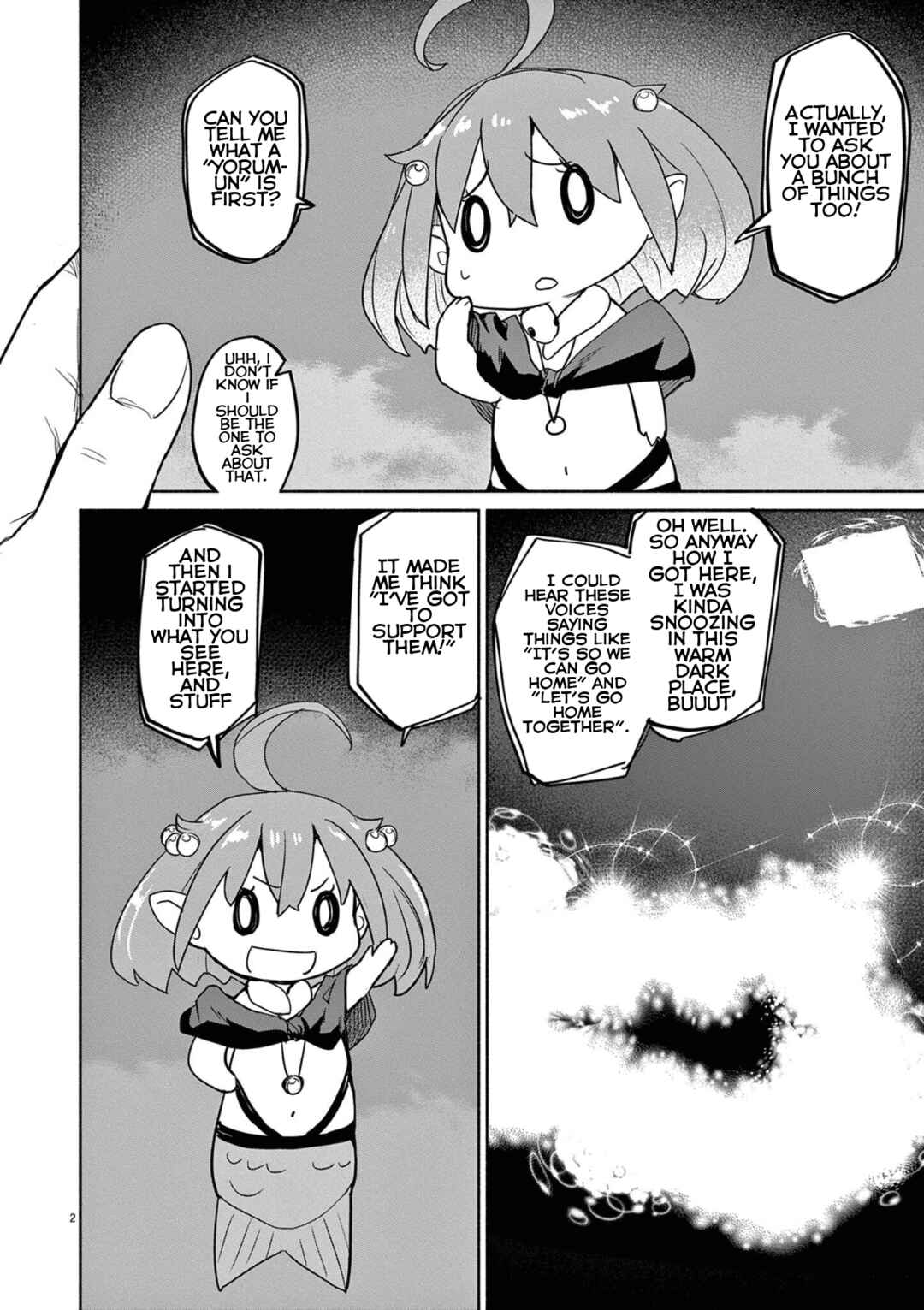Kaii to Otome to Kamikakushi Chapter 45 - Page 2