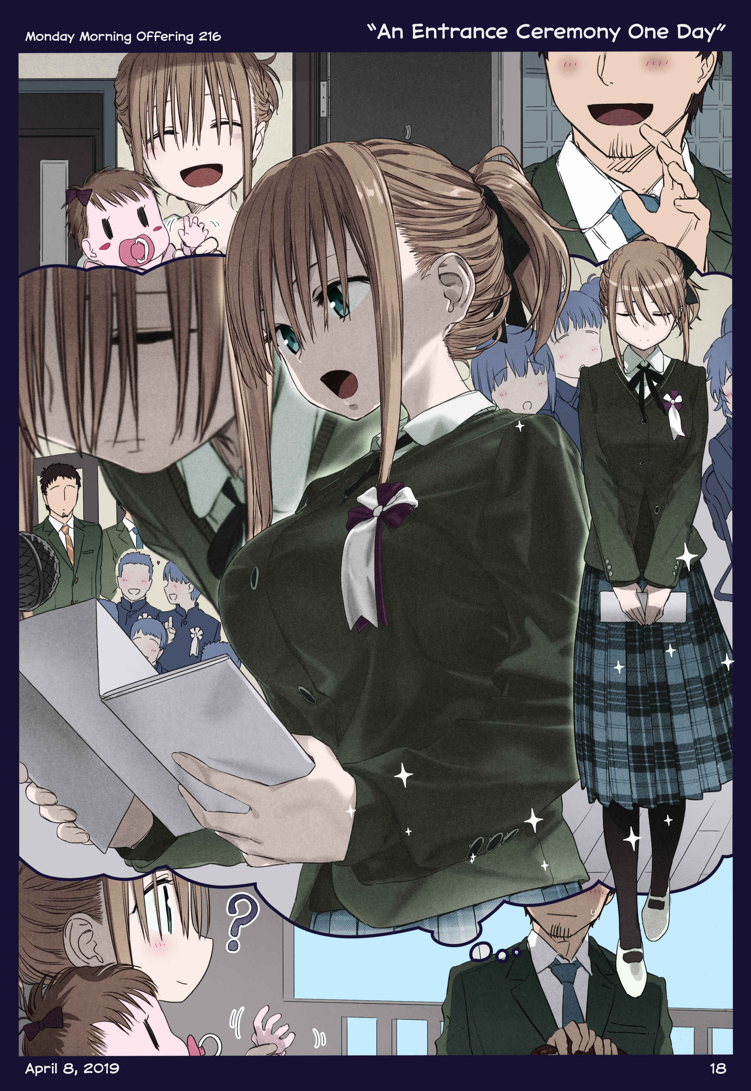 Getsuyoubi no Tawawa (Twitter Webcomic) (Fan Colored) Chapter 24 - Page 18