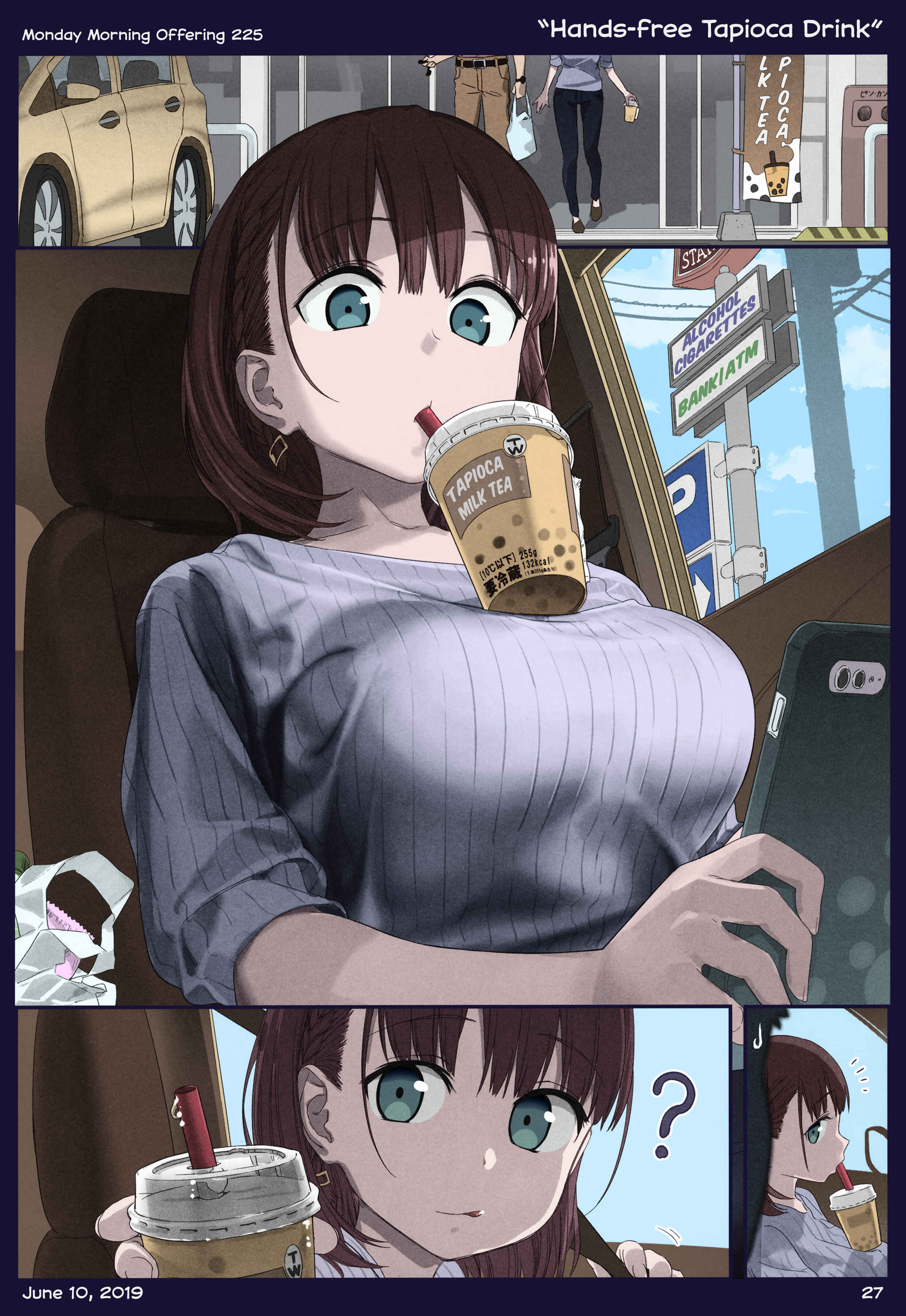 Getsuyoubi no Tawawa (Twitter Webcomic) (Fan Colored) Chapter 24 - Page 27