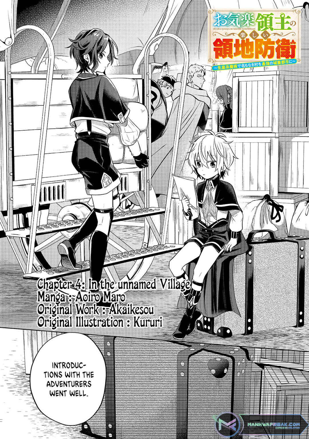 Okiraku Ryoushu no Tanoshii Ryouchi Bouei ~Seisan-kei Majutsu de Na mo na Kimura wo Saikyou no Jousai Toshi ni~ Chapter 4 - Page 7