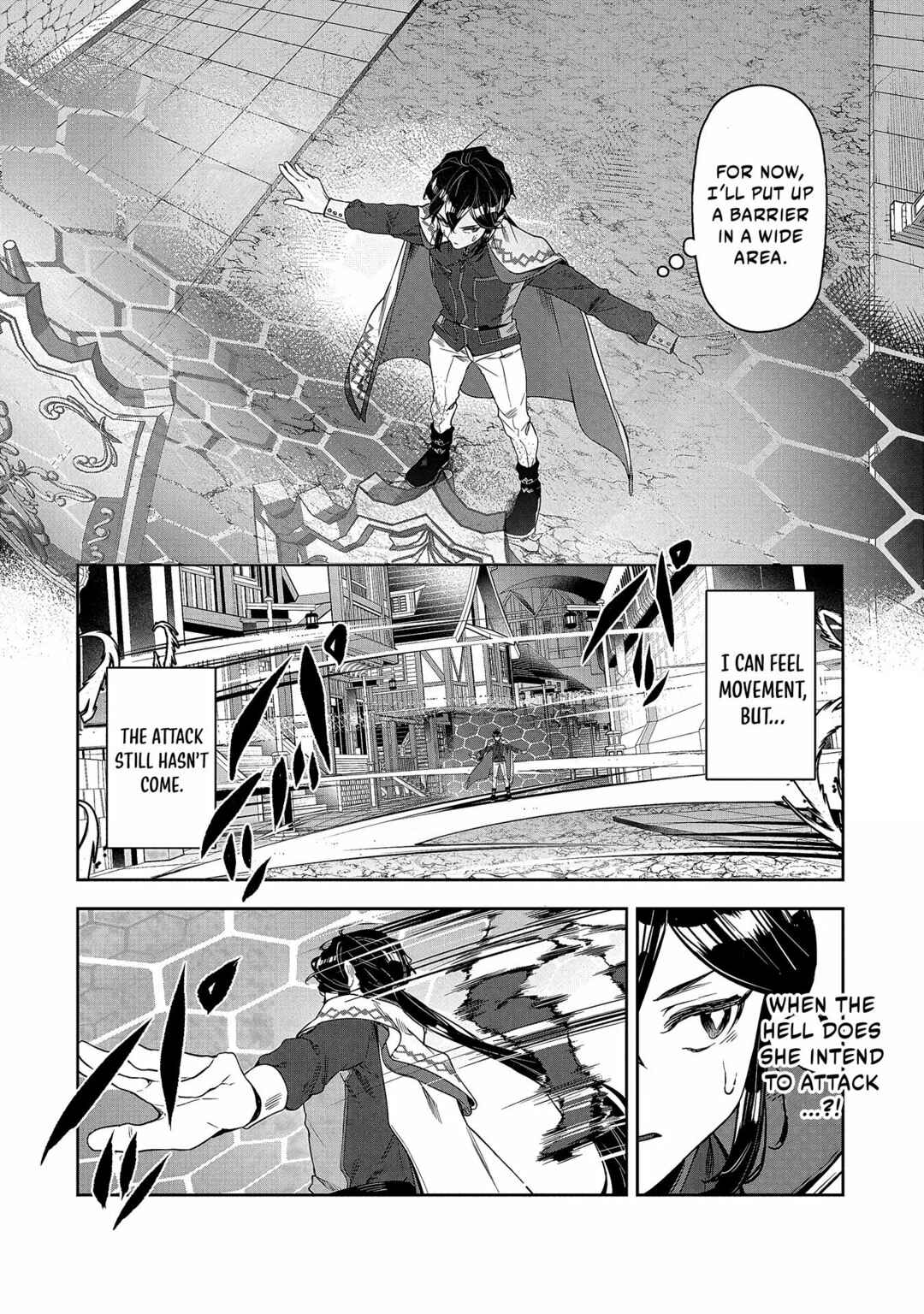 Kuni ni Saikyou no Barrier wo Hattara Heiwa ni Narisugite Tsuihousaremashita ~Ore no Mahou ga Yabasugite, Bijo to Mazoku ni Kakomarerun da ga!?~ Chapter 4 - Page 22
