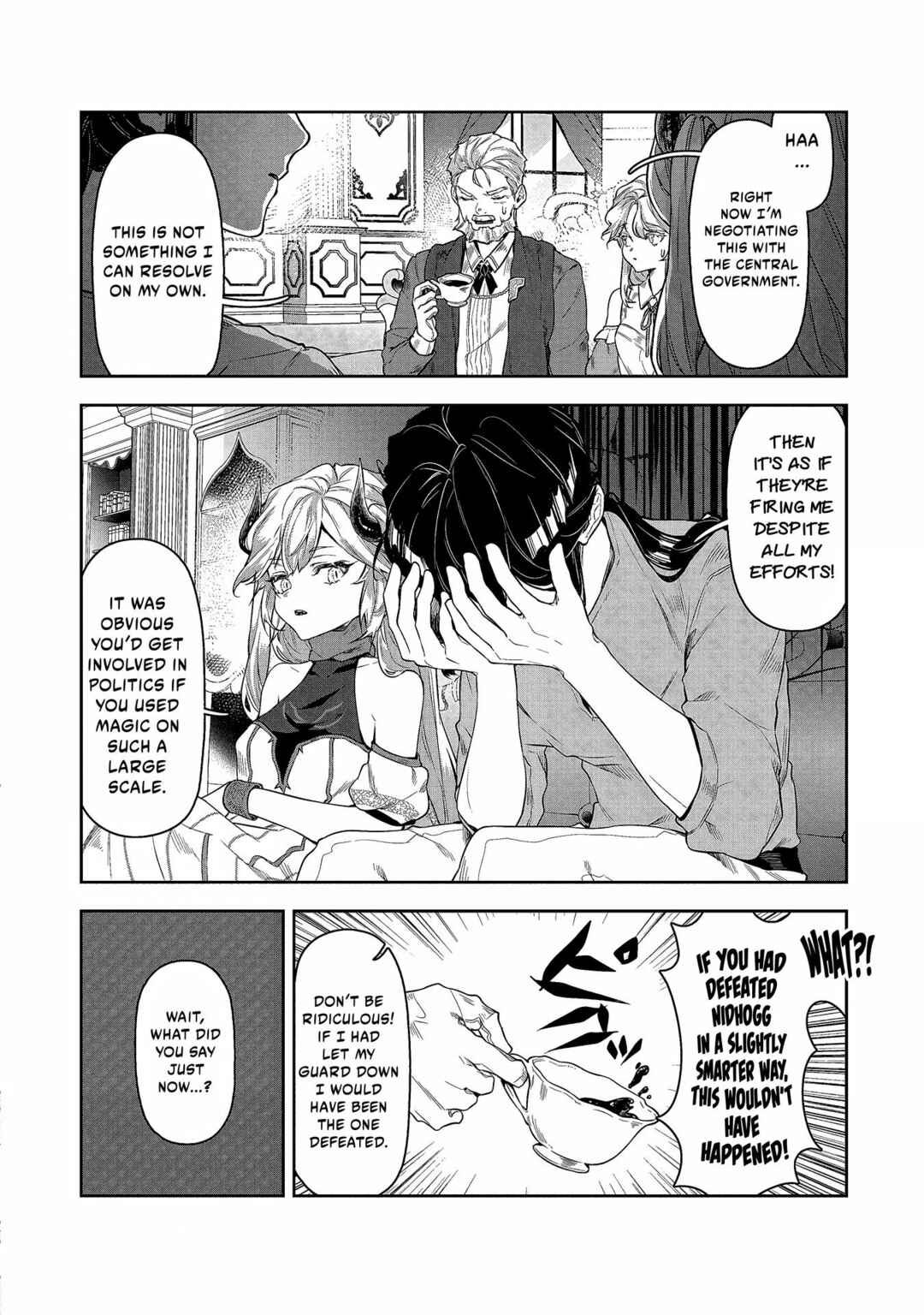 Kuni ni Saikyou no Barrier wo Hattara Heiwa ni Narisugite Tsuihousaremashita ~Ore no Mahou ga Yabasugite, Bijo to Mazoku ni Kakomarerun da ga!?~ Chapter 4 - Page 5
