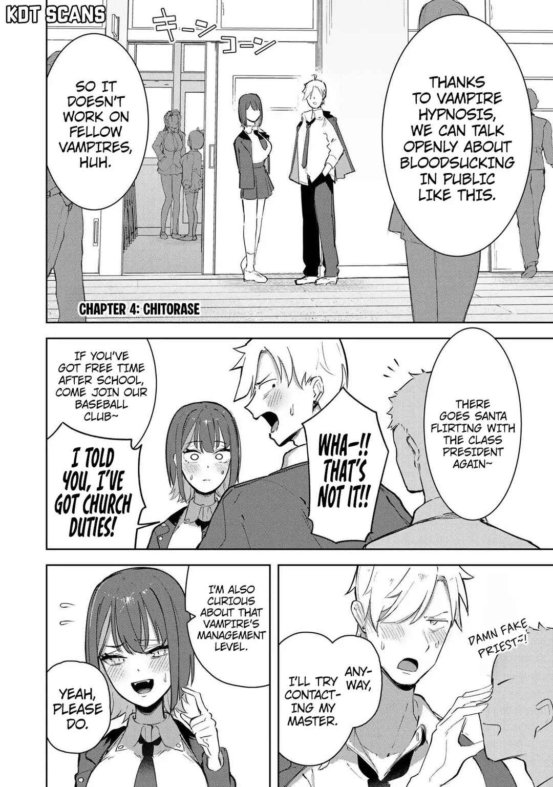 Kyuuketsuki-san wa Chitoraretai Chapter 4 - Page 3