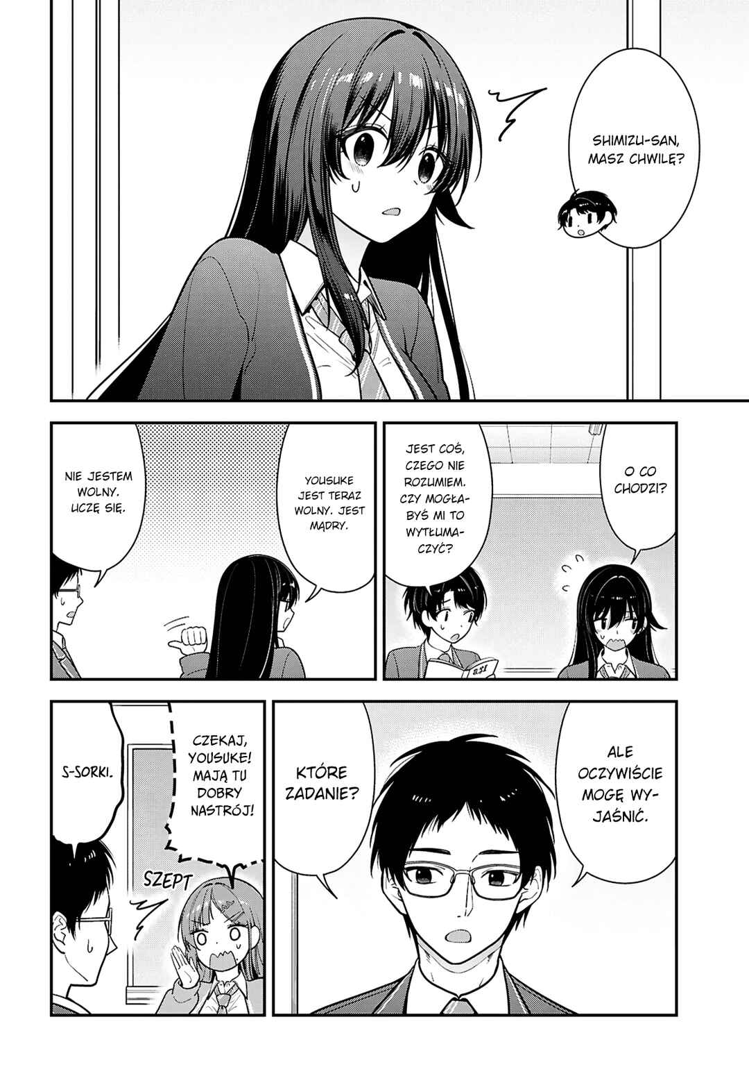Tonari no Seki no Yankee Shimizu-san ga Kami wo Kuroku Sometekita Chapter 12 - Page 24