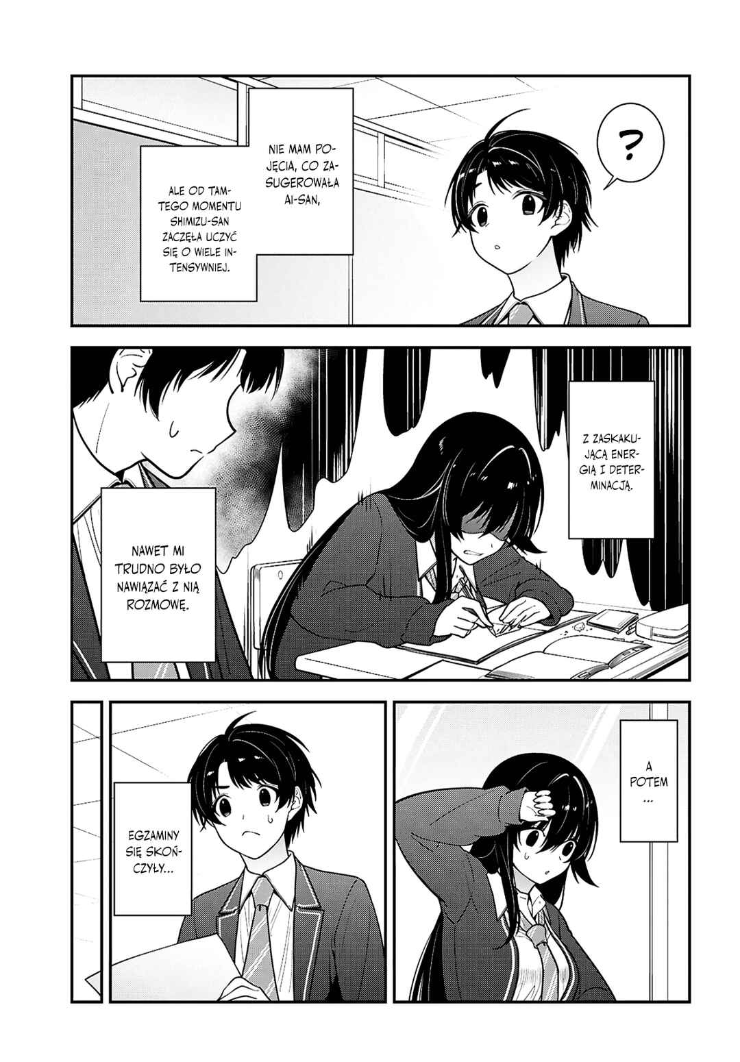 Tonari no Seki no Yankee Shimizu-san ga Kami wo Kuroku Sometekita Chapter 12 - Page 35