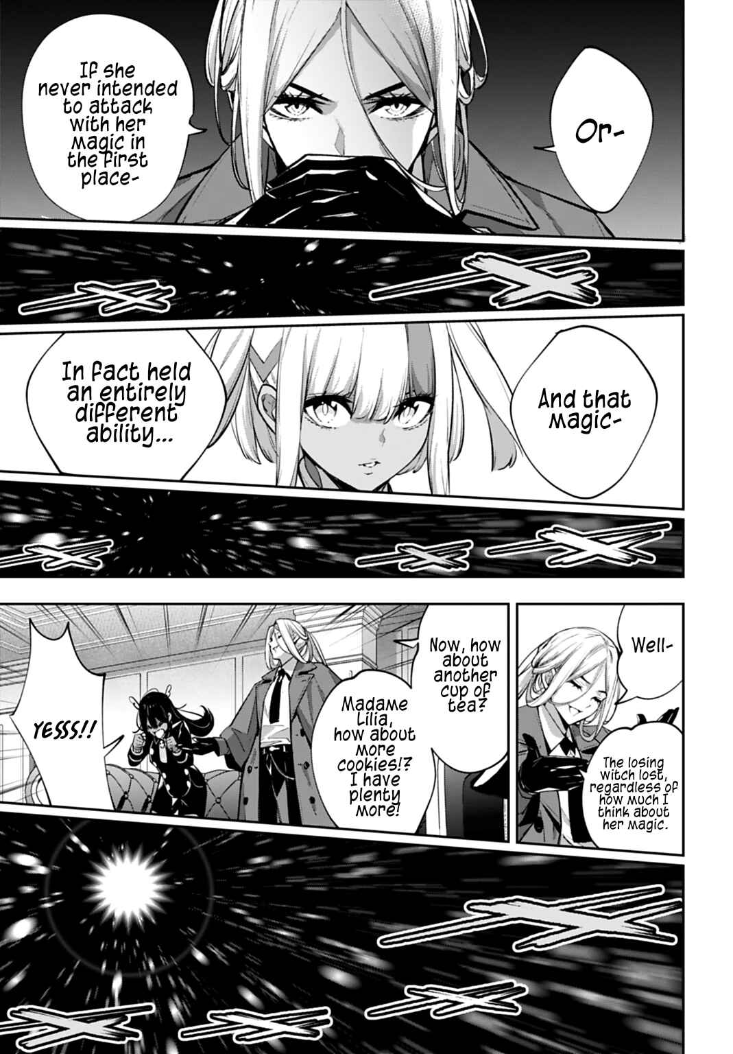 Majo Taisen - 32-nin no Isai no Majo wa Koroshiau Chapter 65 - Page 37