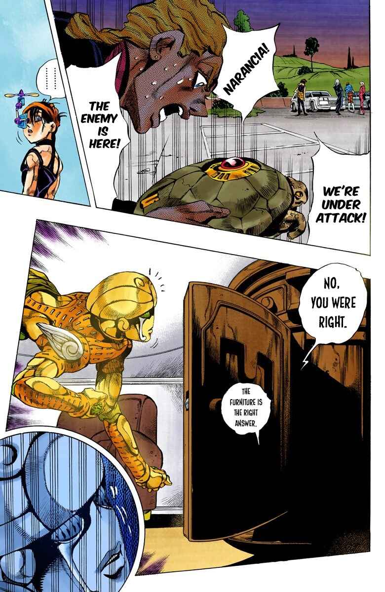 JoJo no Kimyou na Bouken: Part 5 - Ougon no Kaze Color-ban Chapter 64 - Page 9
