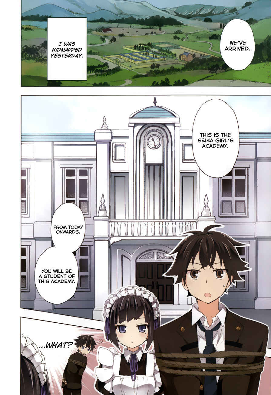 Ore ga Ojousama Gakkou ni "Shomin Sample" to shite Rachirareta Ken Chapter 1 - Page 9