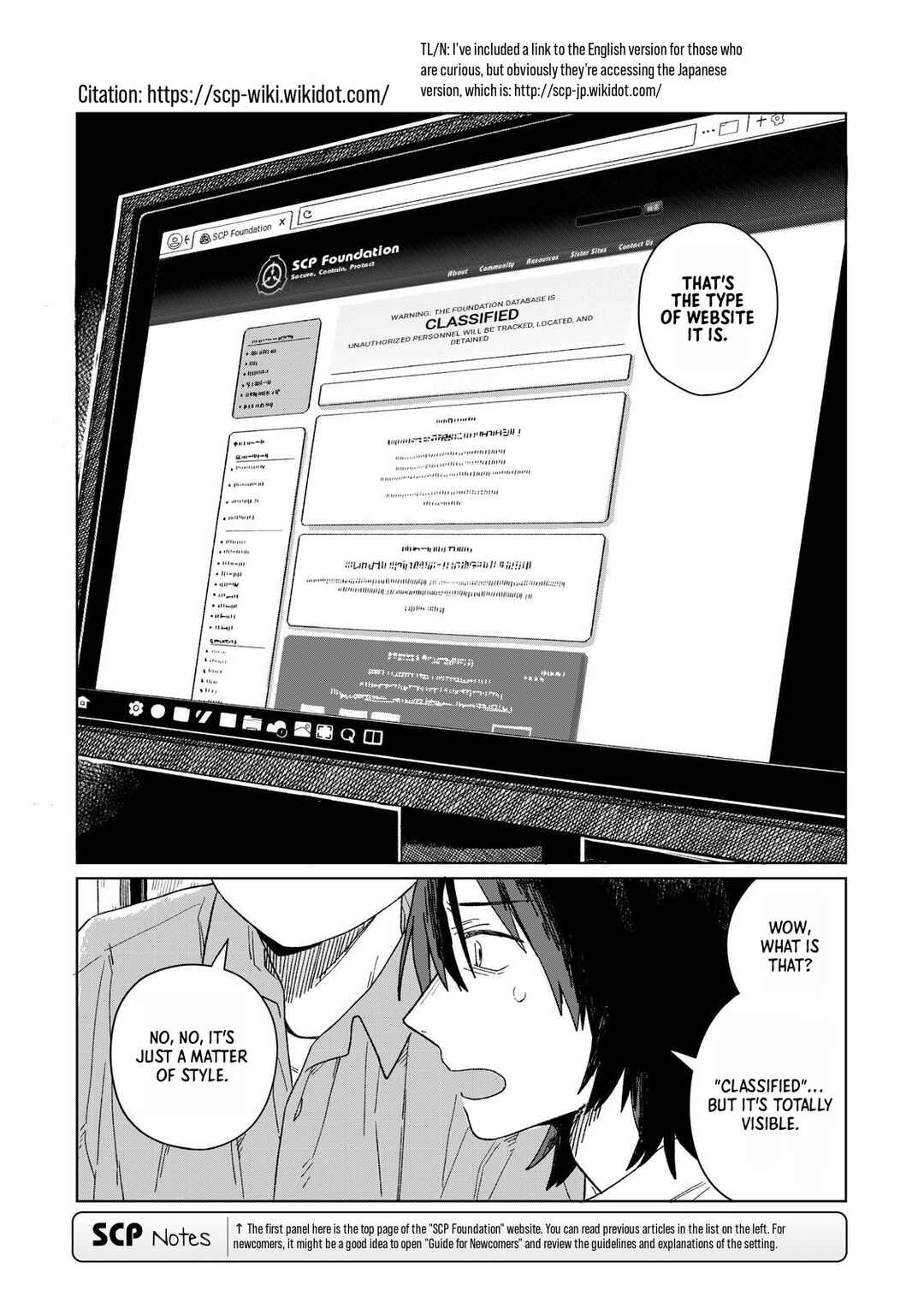 SCP tte Nan desu ka? Chapter 2 - Page 6