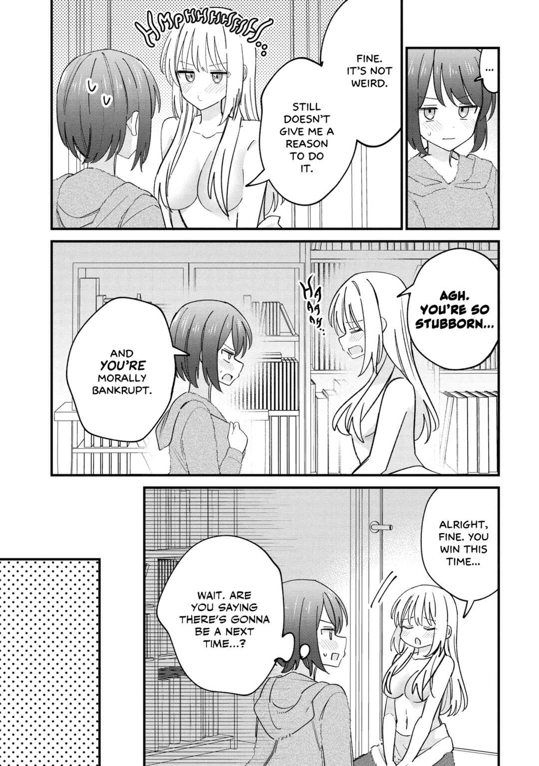 Kao dake yoi Classmate ga, Yatara to Guigui Kuru Yuri no Hanashi. Chapter 4.1 - Page 8