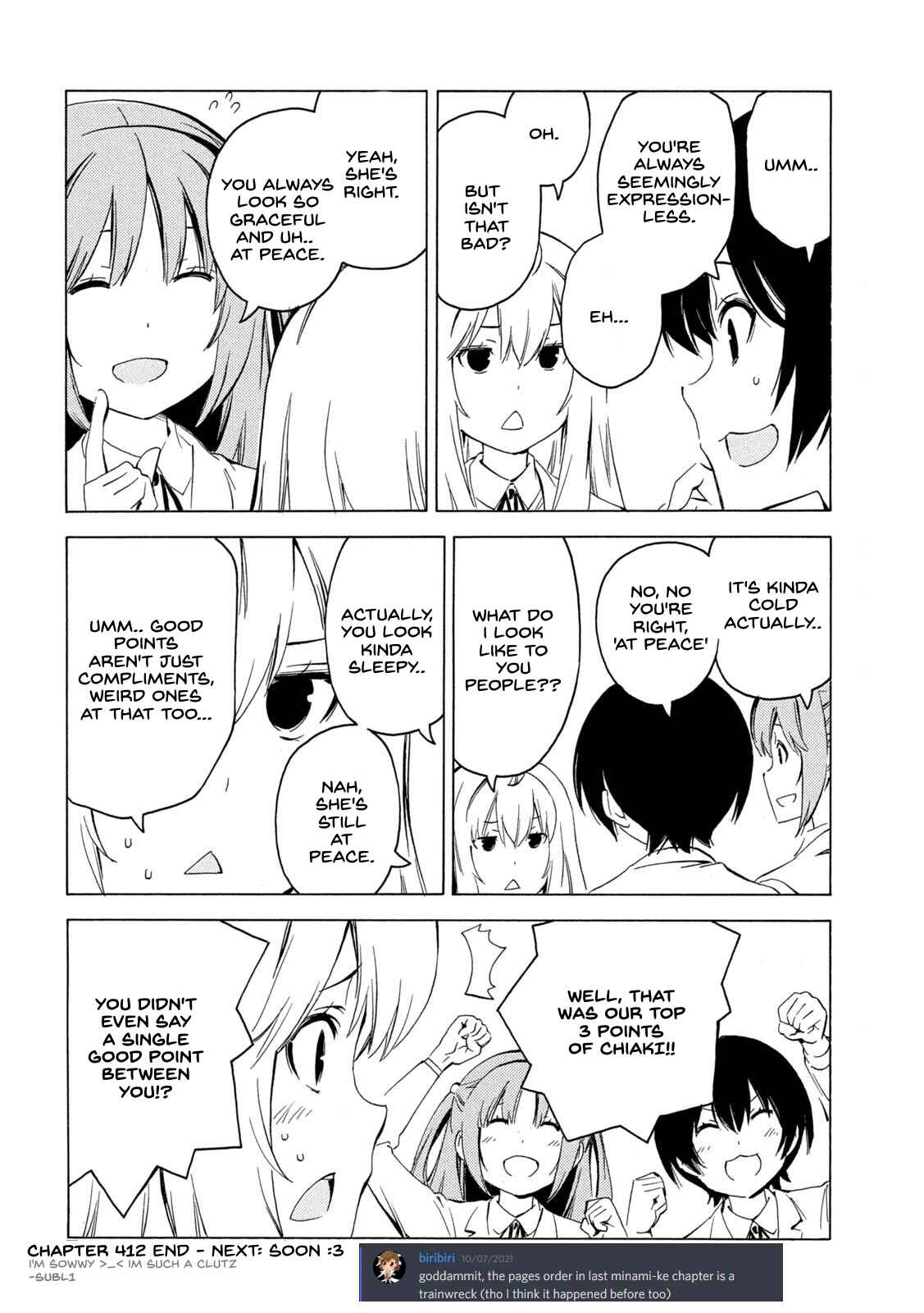 Minami-ke Chapter 412 - Page 8