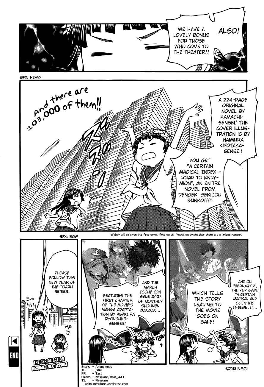 Toaru Majutsu no Index Gaiden: Toaru Kagaku no Railgun Chapter 56.5 - Page 15