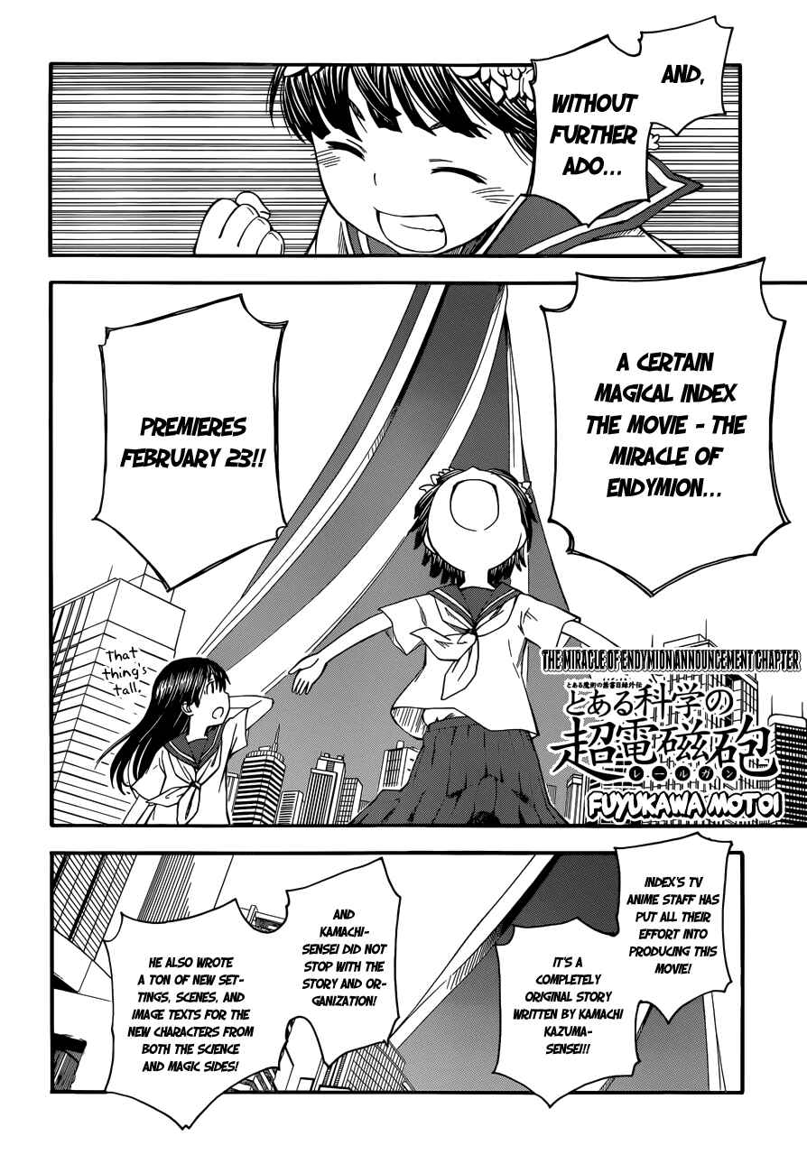 Toaru Majutsu no Index Gaiden: Toaru Kagaku no Railgun Chapter 56.5 - Page 3
