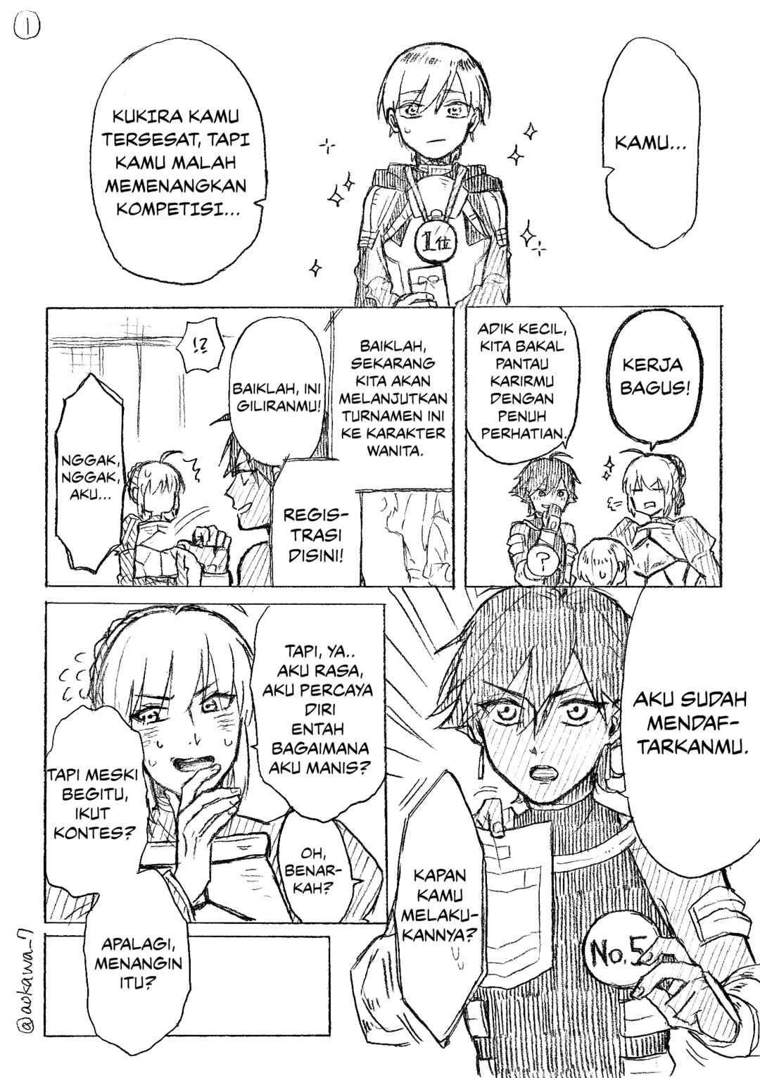Josou Cosplayer ni Otouto ga Dekiru Manga Chapter 4.3 - Page 2