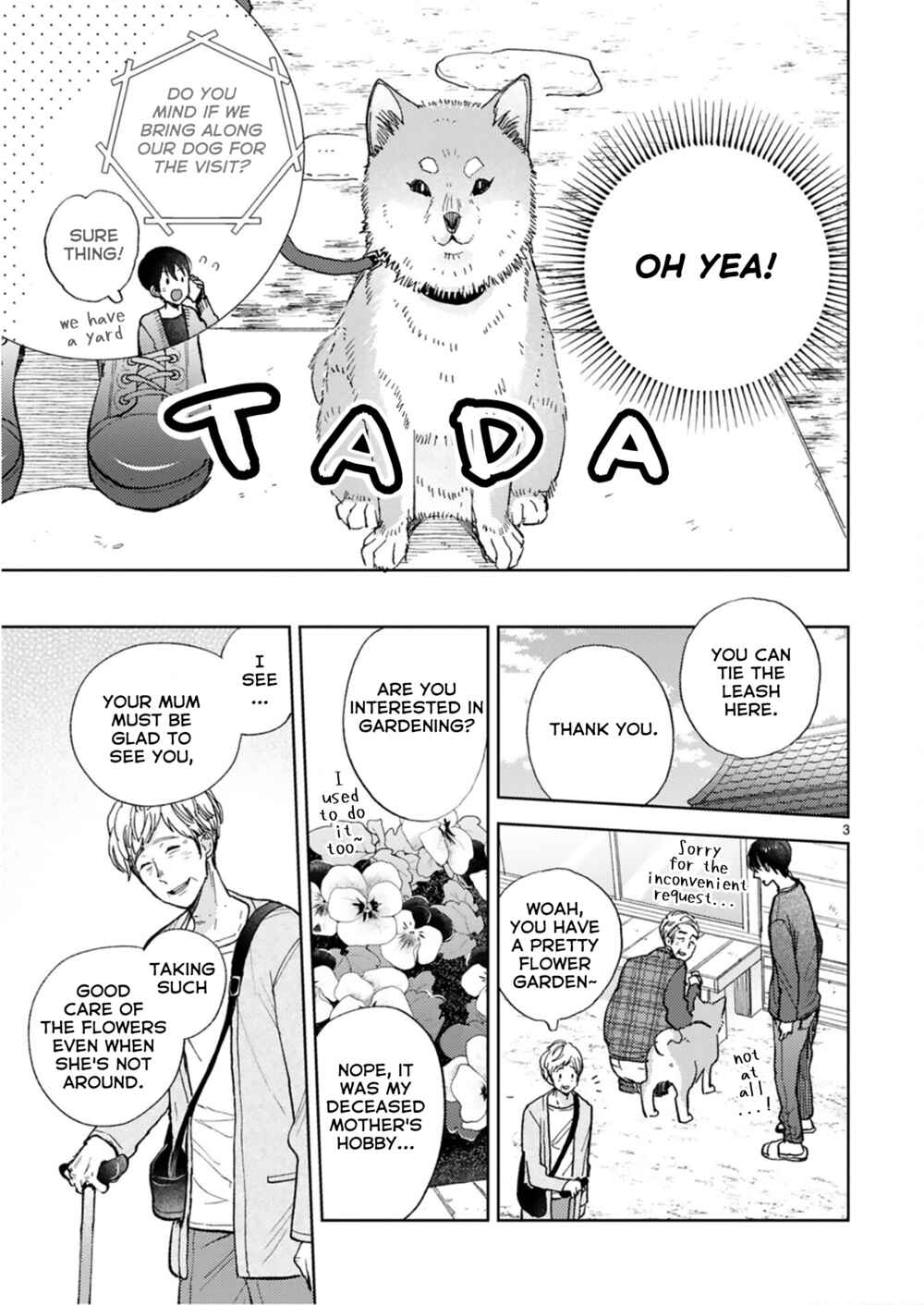 Doukyonin wa Hiza, Tokidoki, Atama no Ue. Chapter 21.1 - Page 3