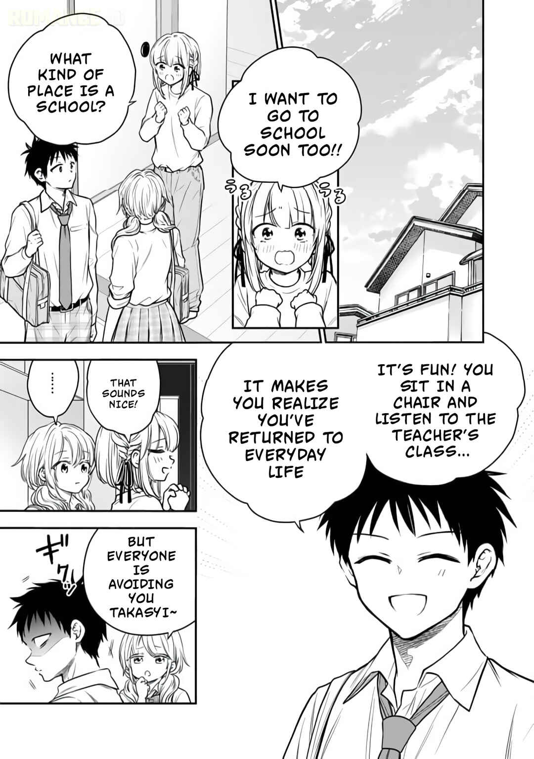 Senchi Kara Kaette kita Takashi-kun. Futsuu ni Koukou Seikatsu wo Okuritai Chapter 11 - Page 2