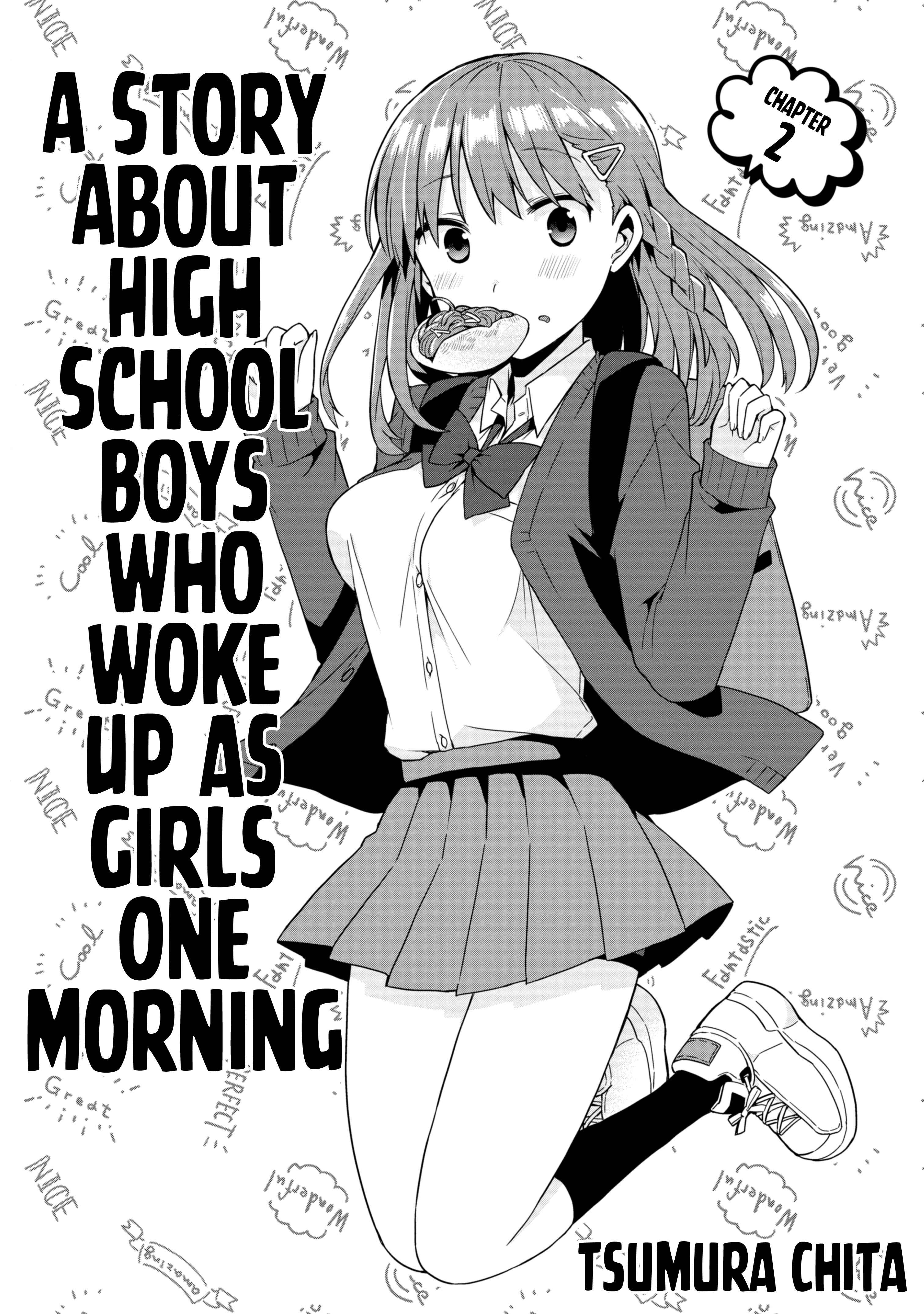 Asa Okitara Onnanoko ni Natteita Danshi Koukousei-tachi no Hanashi Chapter 2 - Page 1