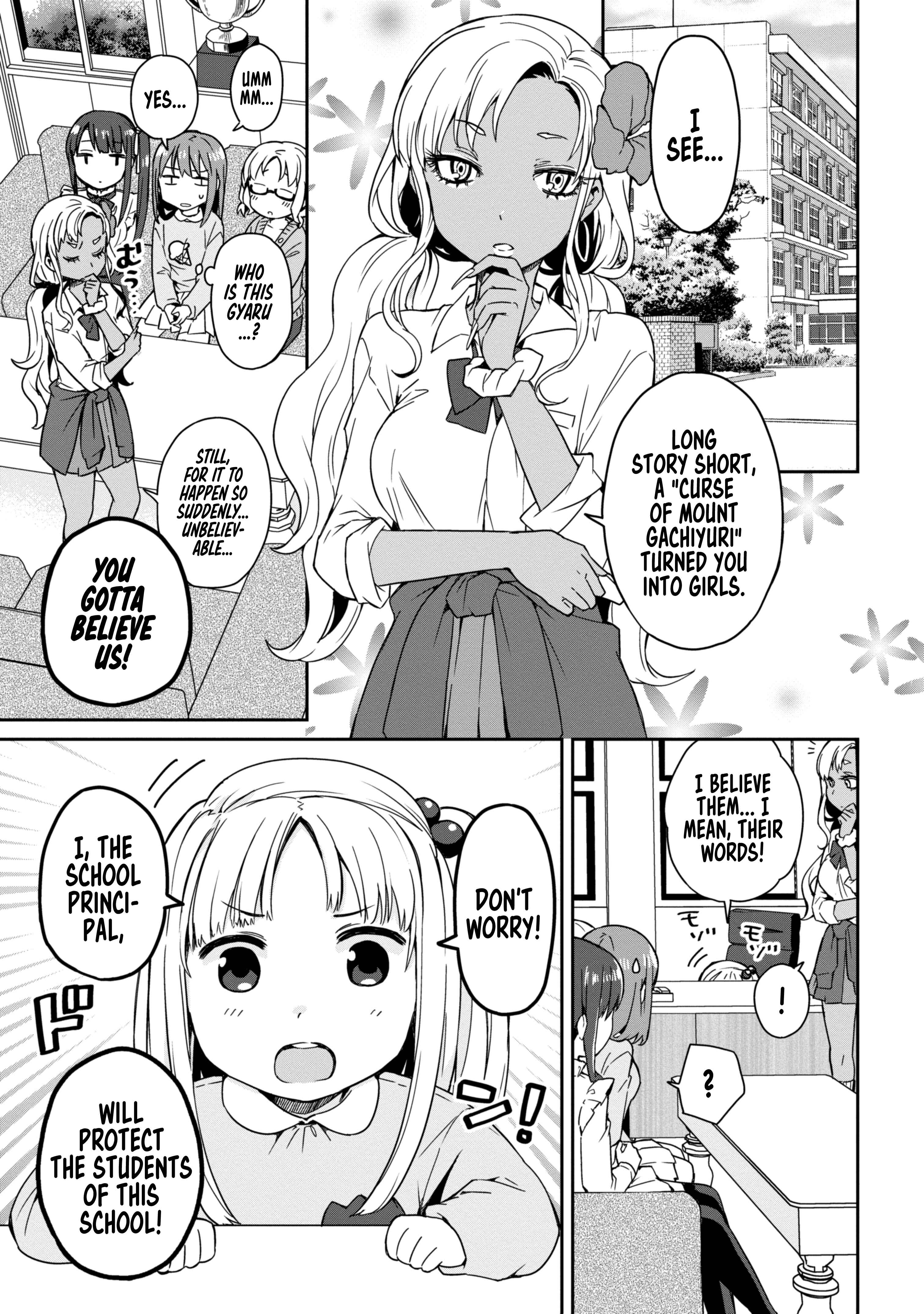 Asa Okitara Onnanoko ni Natteita Danshi Koukousei-tachi no Hanashi Chapter 2 - Page 3