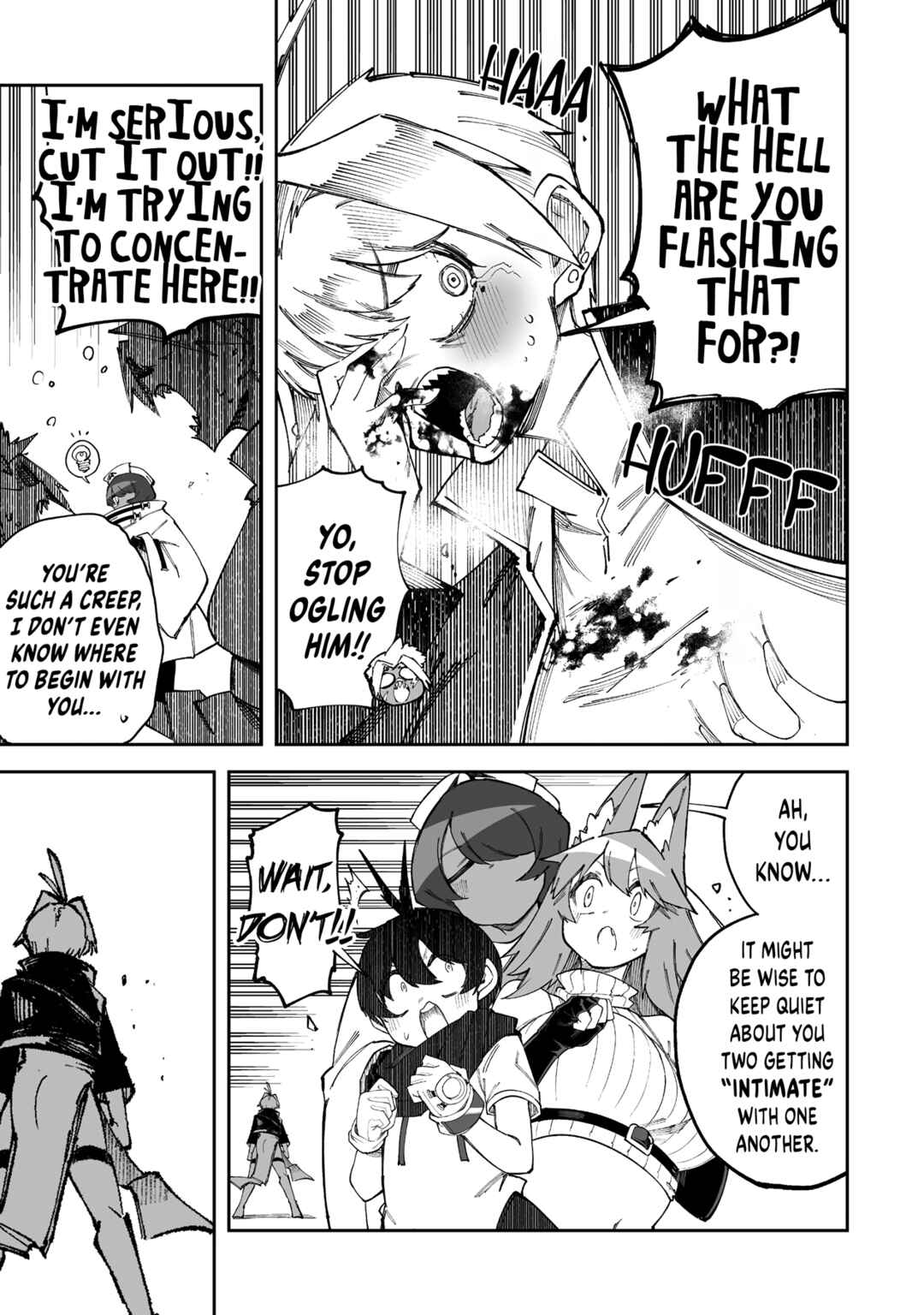 Shiboritoranaide, Onna Shounin-san!! Chapter 59.1 - Page 9