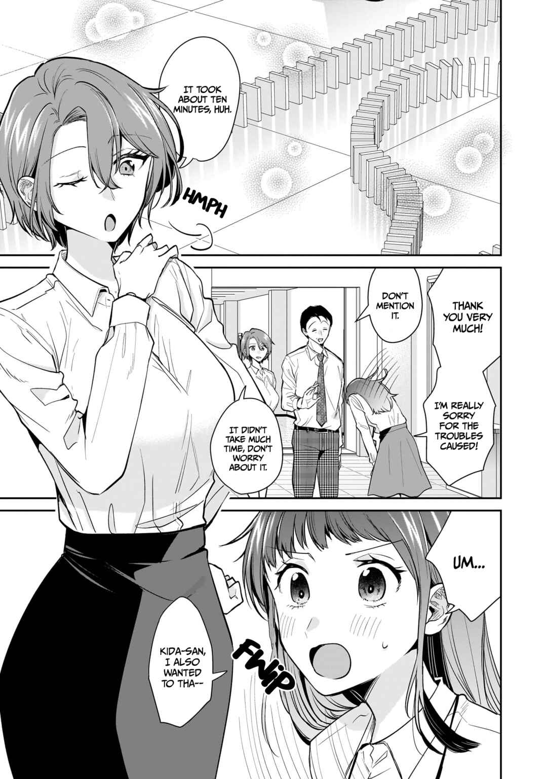 Misato-san wa Amasugi Joushi ni Chotto Kibishii Chapter 12 - Page 15