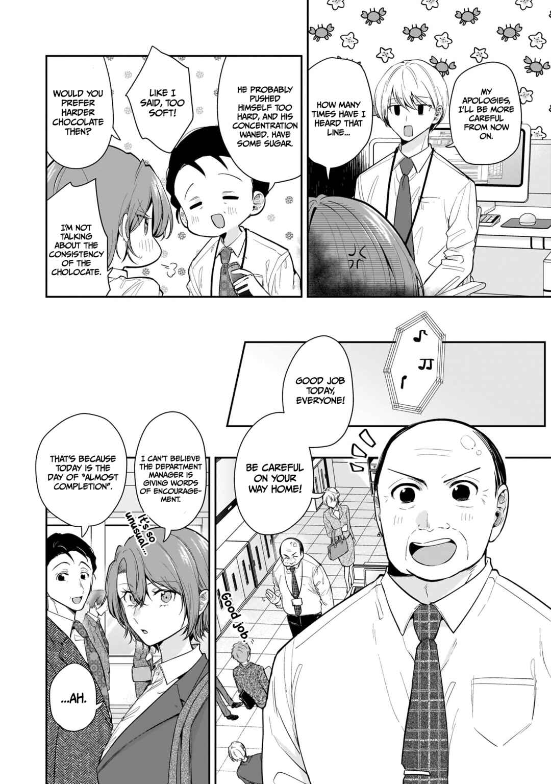 Misato-san wa Amasugi Joushi ni Chotto Kibishii Chapter 12 - Page 4