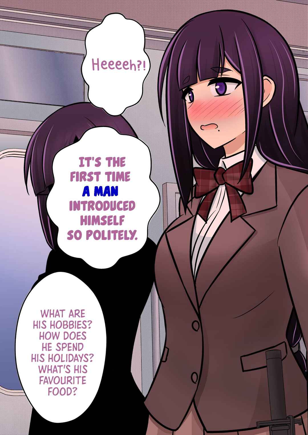 Danjo-hi 1:39 no Heikou Sekai wa Omoi no Hoka Futsuu (Fan Colored) Chapter 93 - Page 3