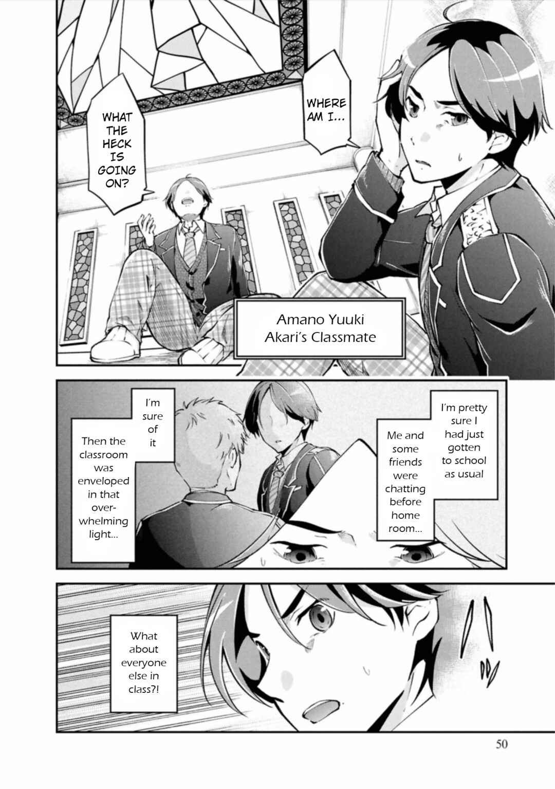 Classmate wa Isekai Ten'i nanoni Watashi wa Isekai Tensei Chapter 3 - Page 4