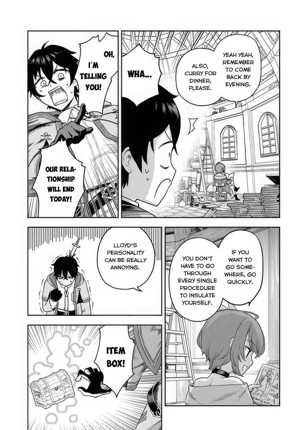 Ore Igai Dare mo Saishu Dekinai Sozai na no ni "Sozai Saishuritsu ga Hikui" to Pawahara suru Osananajimi Renkinjutsushi to Zetsuen shita Senzoku Madoushi, Henkyou no Machi de Slow Life wo Okuritai. Chapter 1 - Page 10