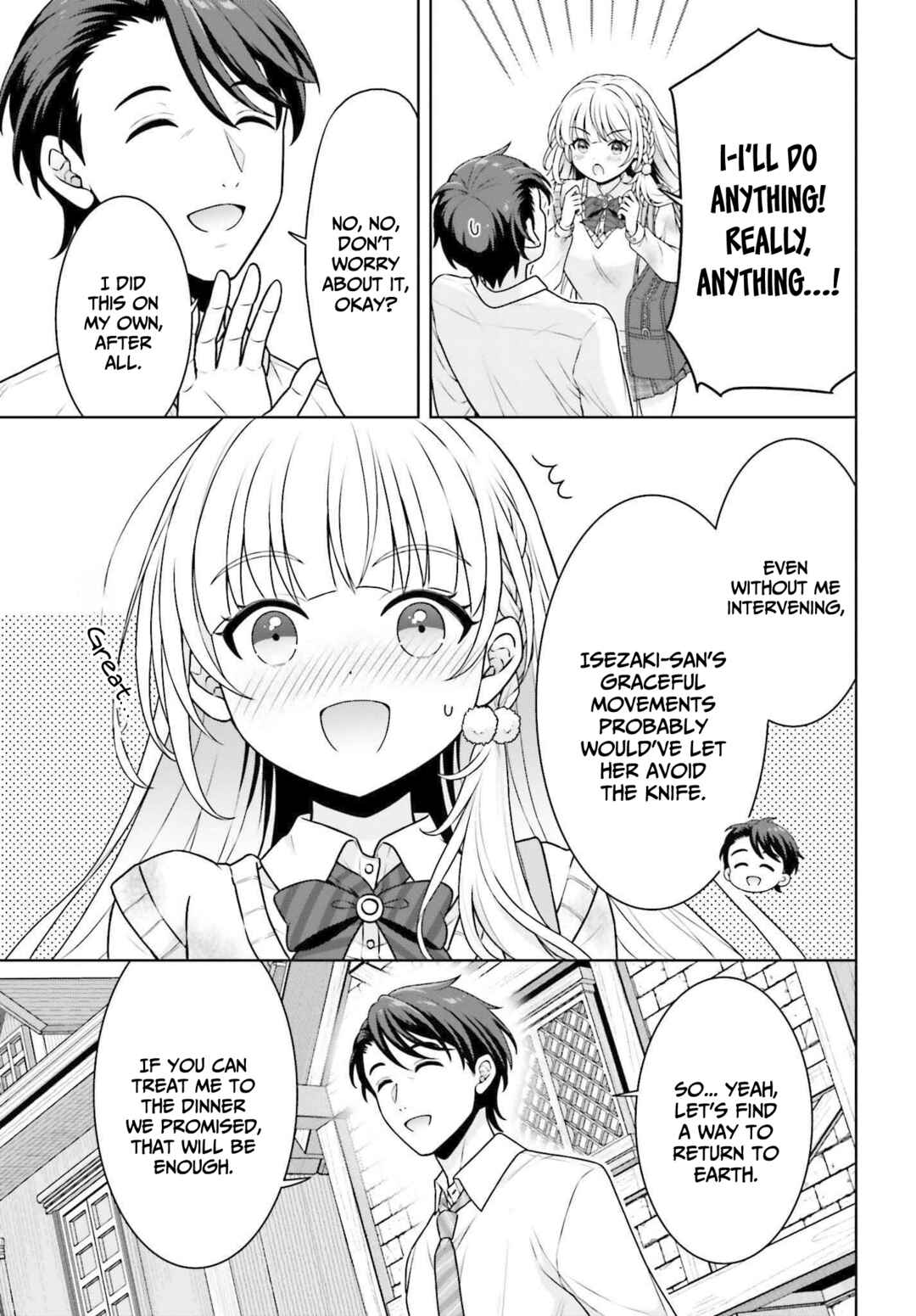 Gokinjo JK Isezaki-san wa Isekai-gaeri no Dai Seijo Chapter 2 - Page 14