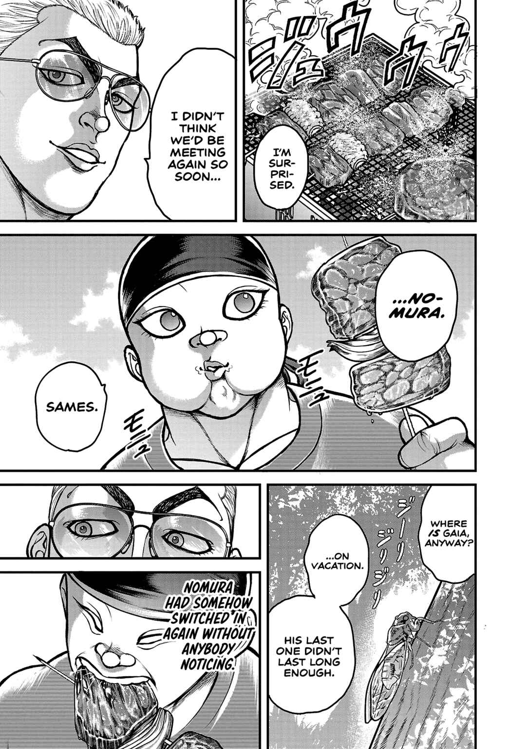 Baki Gaiden - Gaia to Sikorsky ~Tokidoki Nomura Futari Dakedo Sannin Kurashi~ Chapter 16 - Page 3