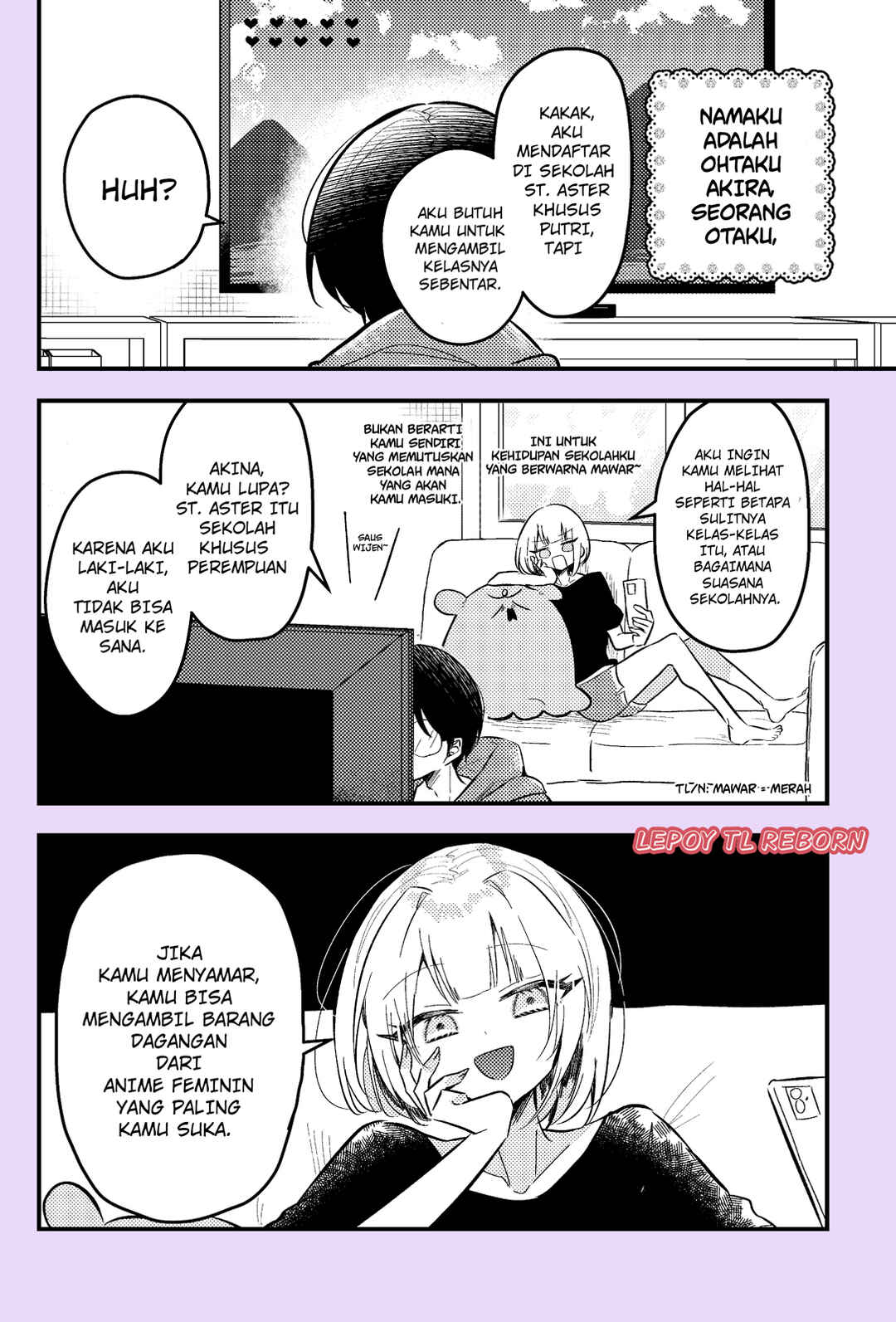 Nikagetsugo ni Seibetsu ga Bareru Josou Danshi Chapter 6 - Page 1