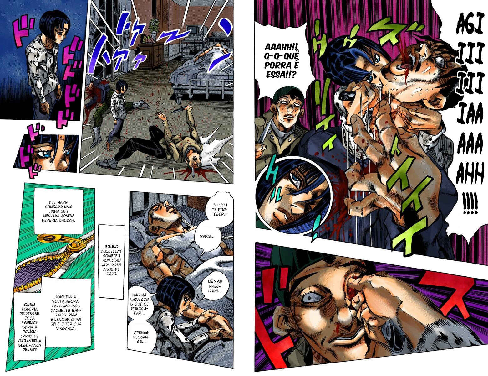 JoJo no Kimyou na Bouken: Part 5 - Ougon no Kaze Color-ban Chapter 78 - Page 8