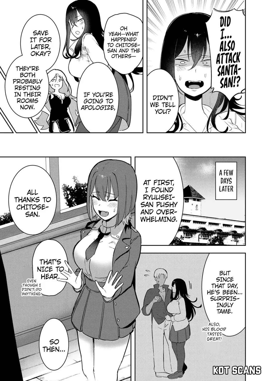 Kyuuketsuki-san wa Chitoraretai Chapter 8 - Page 14
