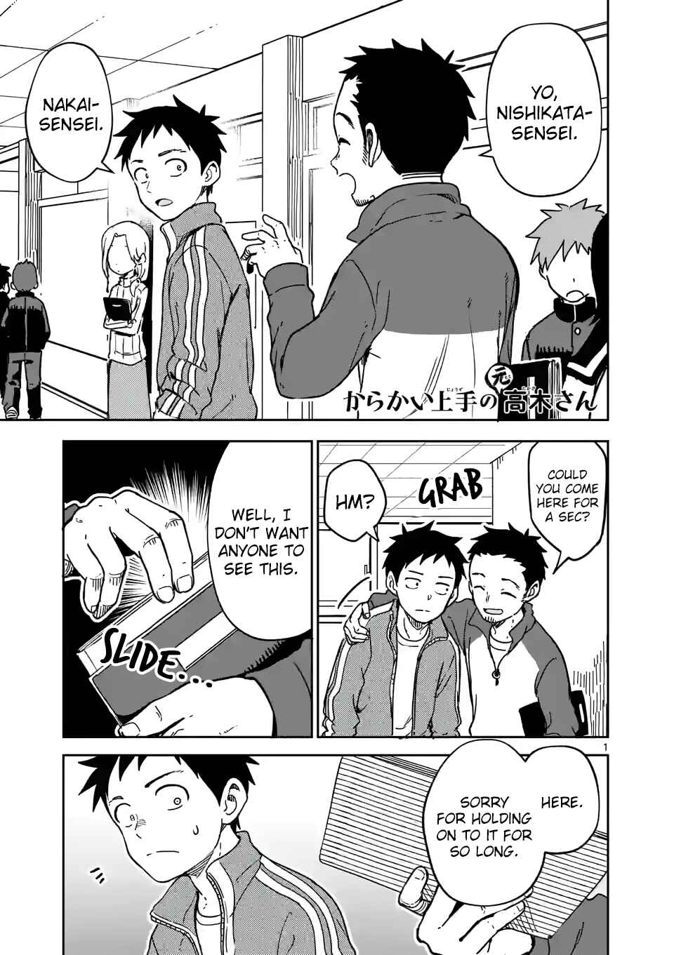 Karakai Jouzu no (Moto) Takagi-san Chapter 214 - Page 1