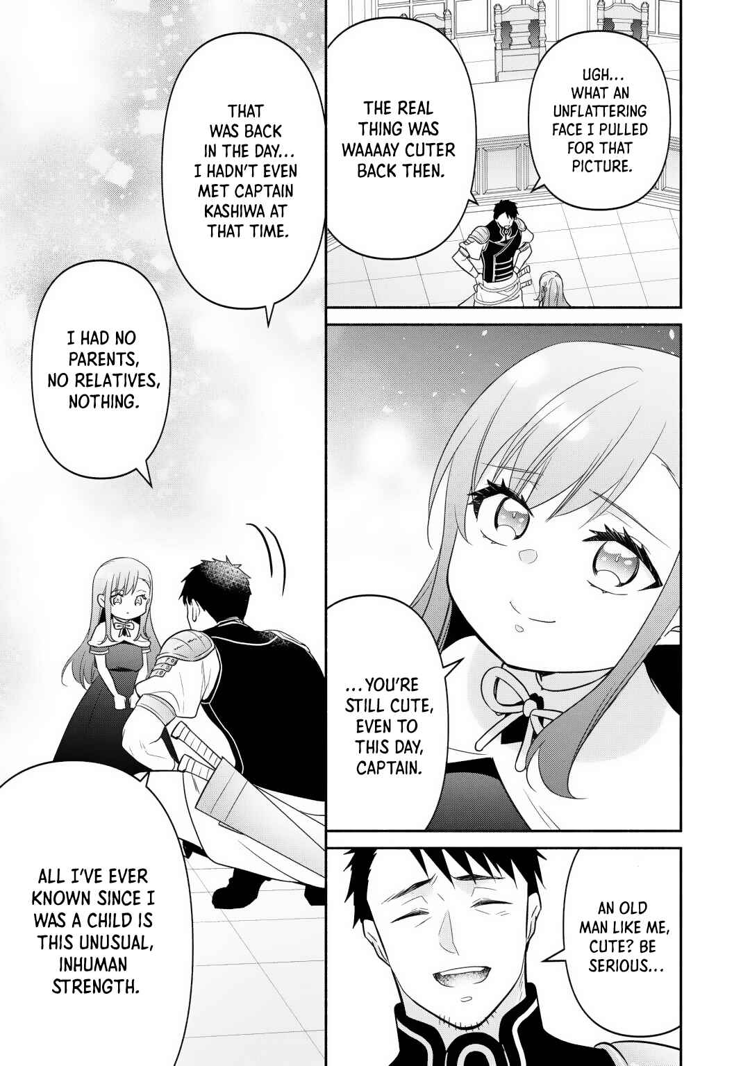 Tensei Youjo.: Shinjuu to Ouji to, Saikyou no Oji-san Youhei-dan no Naka de Ikiru Chapter 23 - Page 26