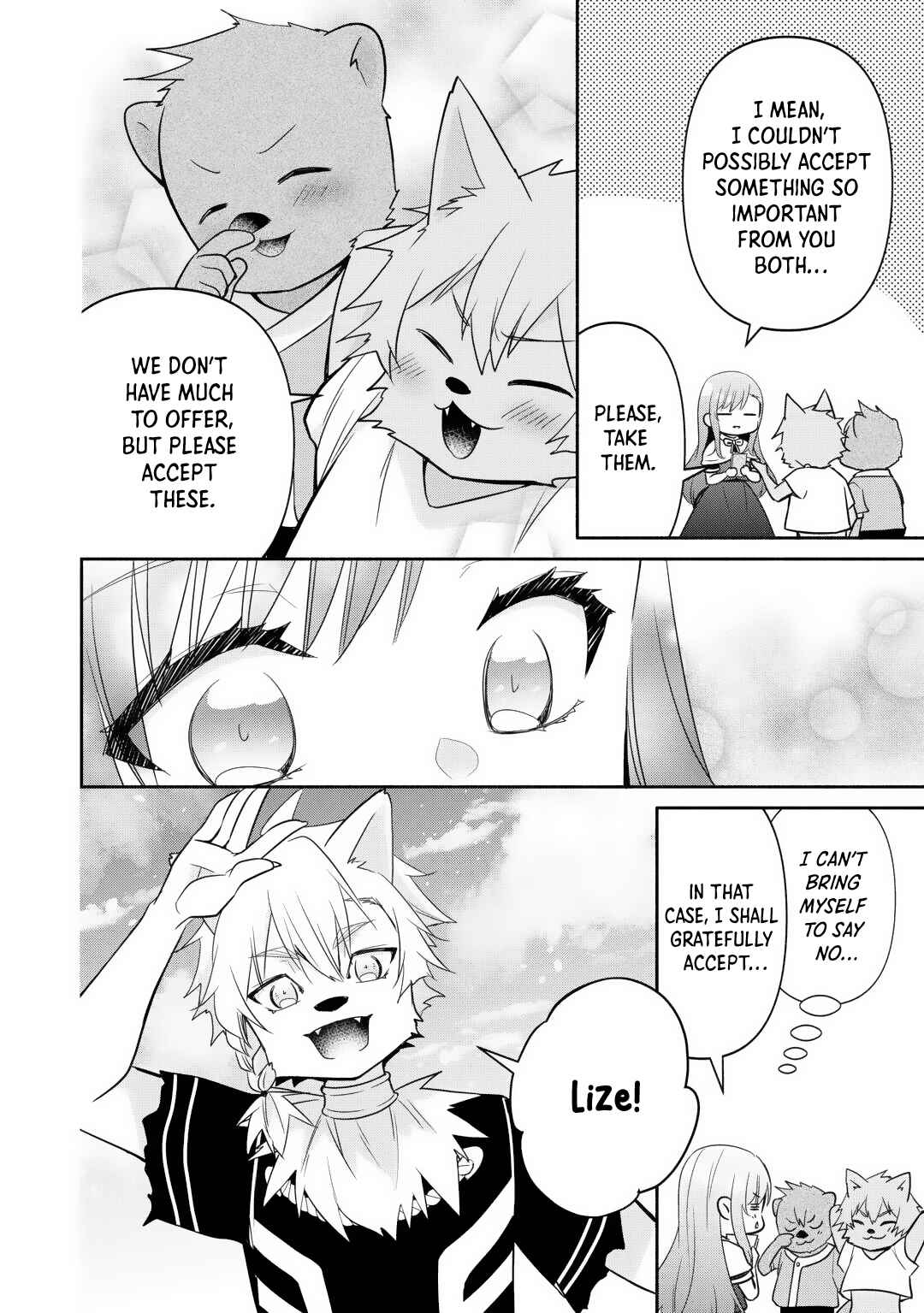 Tensei Youjo.: Shinjuu to Ouji to, Saikyou no Oji-san Youhei-dan no Naka de Ikiru Chapter 23 - Page 3