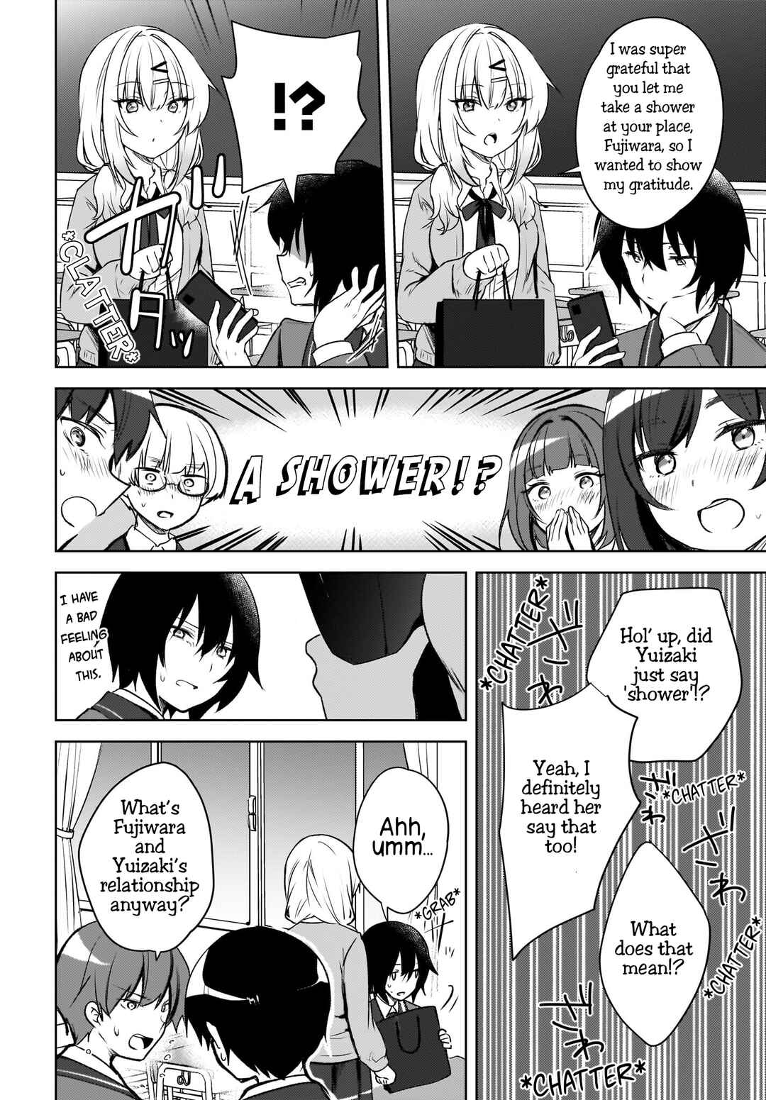 Ushiro no Seki no Gyaru ni Sukarete Shimatta. - Mou Ore wa Dame Kamoshiranai. Chapter 1 - Page 13