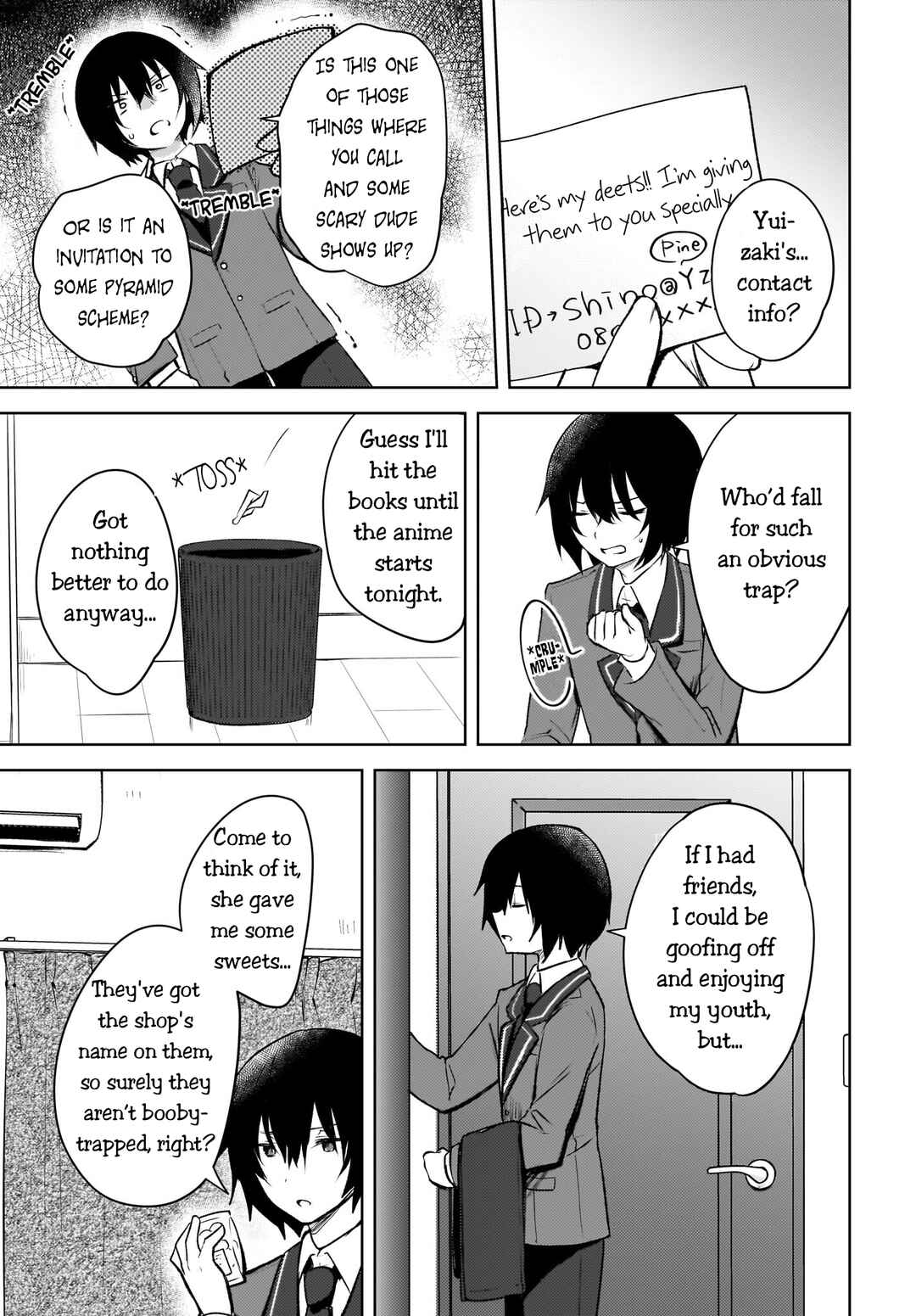 Ushiro no Seki no Gyaru ni Sukarete Shimatta. - Mou Ore wa Dame Kamoshiranai. Chapter 1 - Page 16