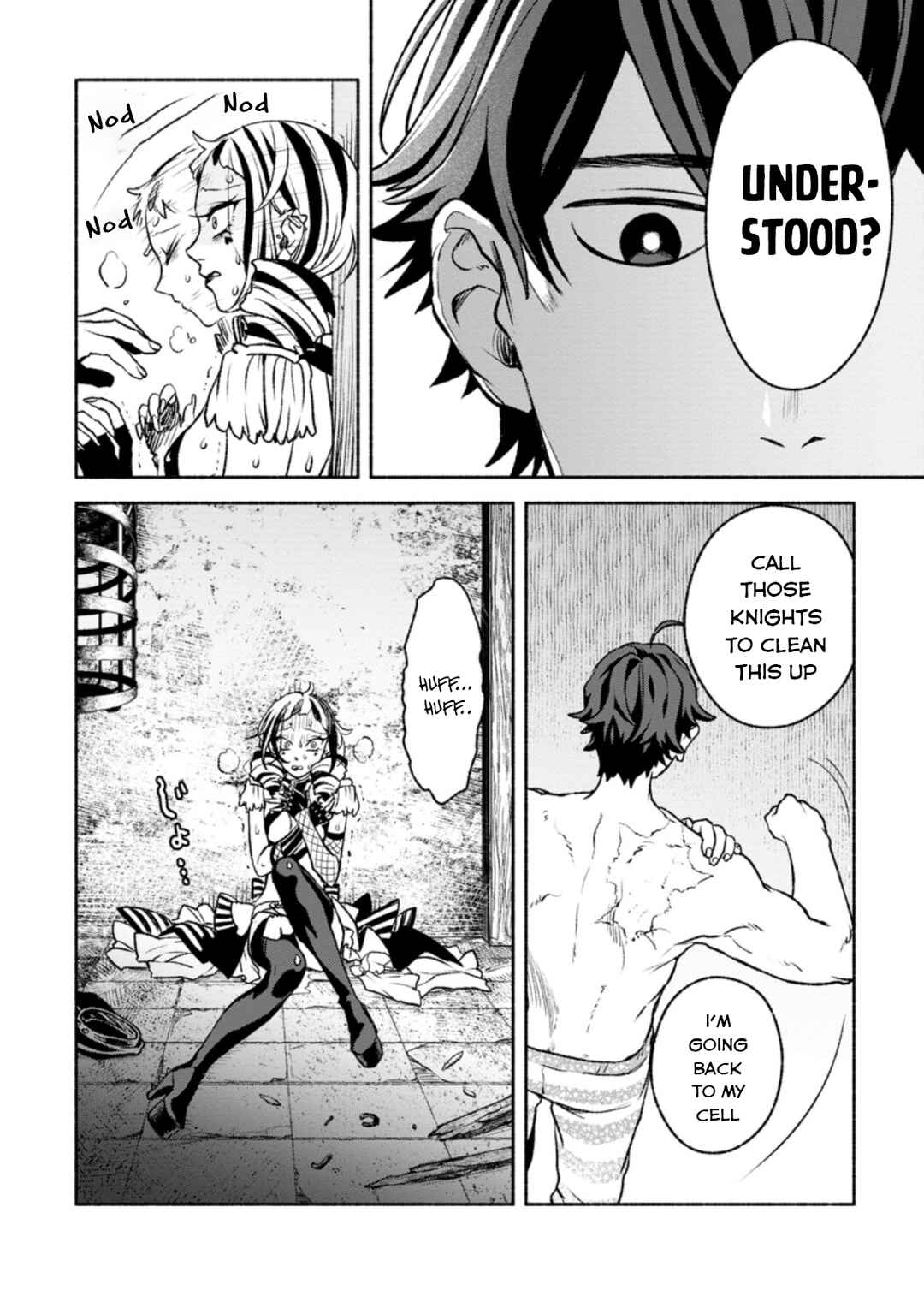 Sono Monban, Saikyou ni Tsuki: Tsuihou Sareta Bougyoryoku 9999 no Senshi, Outo no Monban to shite Musou Suru Chapter 18 - Page 23