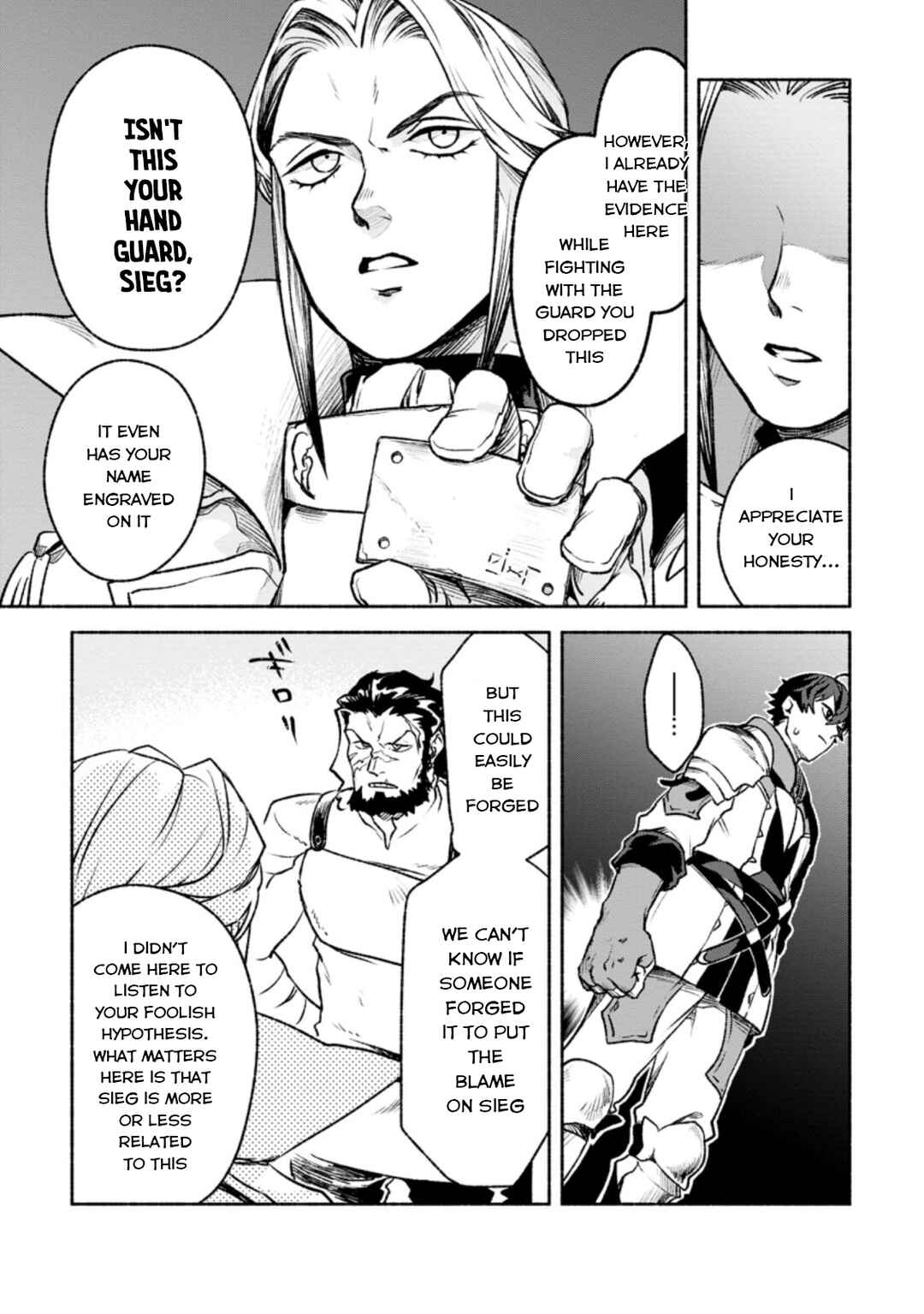Sono Monban, Saikyou ni Tsuki: Tsuihou Sareta Bougyoryoku 9999 no Senshi, Outo no Monban to shite Musou Suru Chapter 18 - Page 8