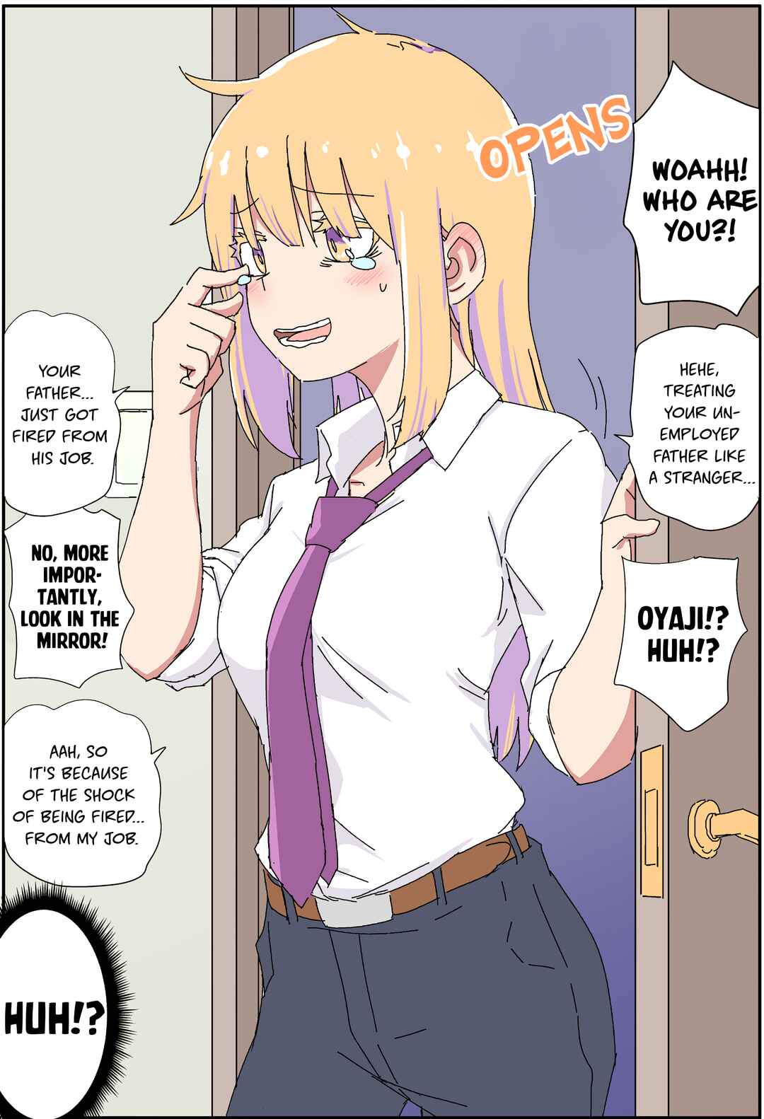 Chichioya ga Bishoujo ni Natteshimatte Iroiro Tsurai Chapter 1 - Page 2