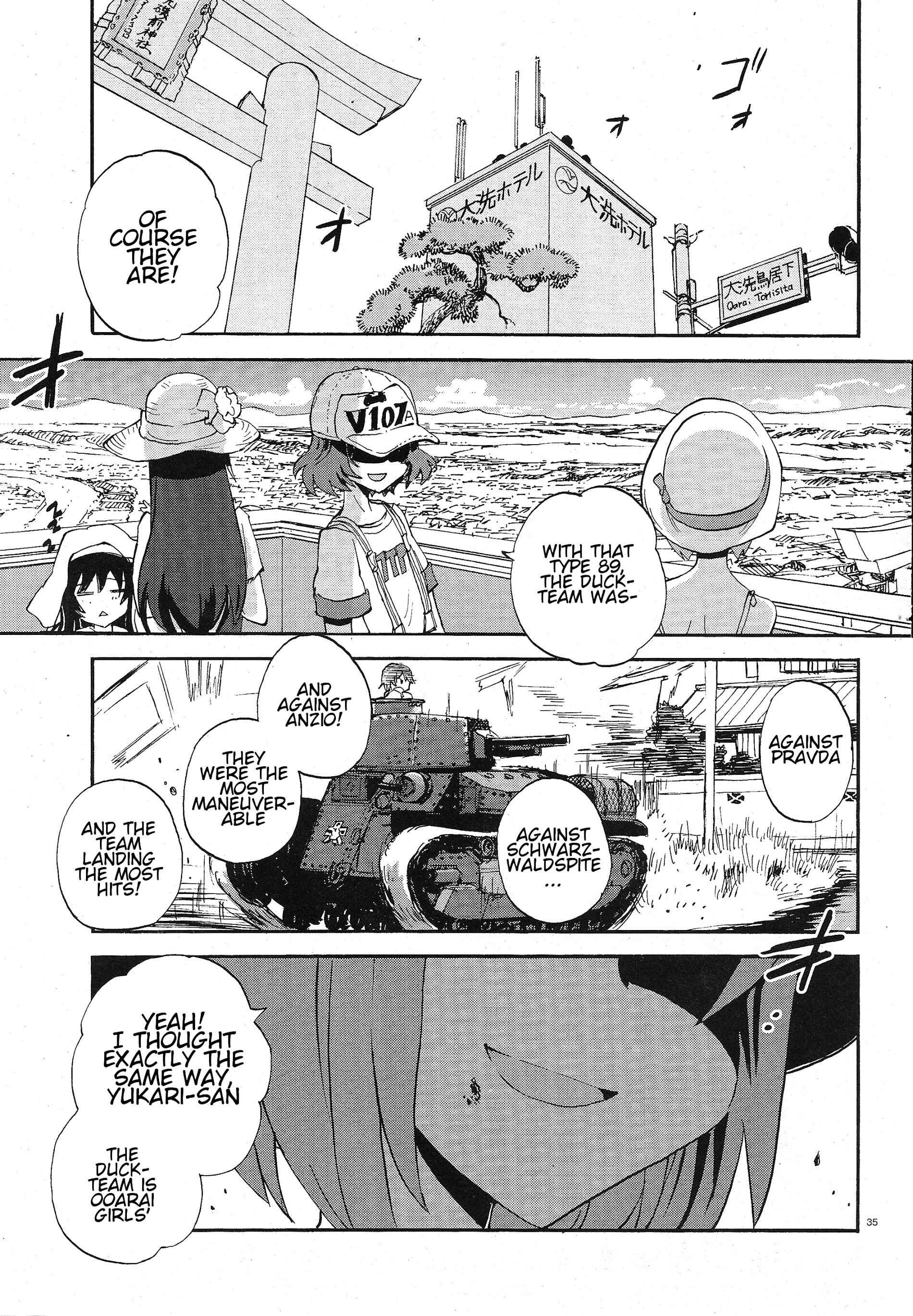 Girls und Panzer: Ribbon no Musha Chapter 9 - Page 38