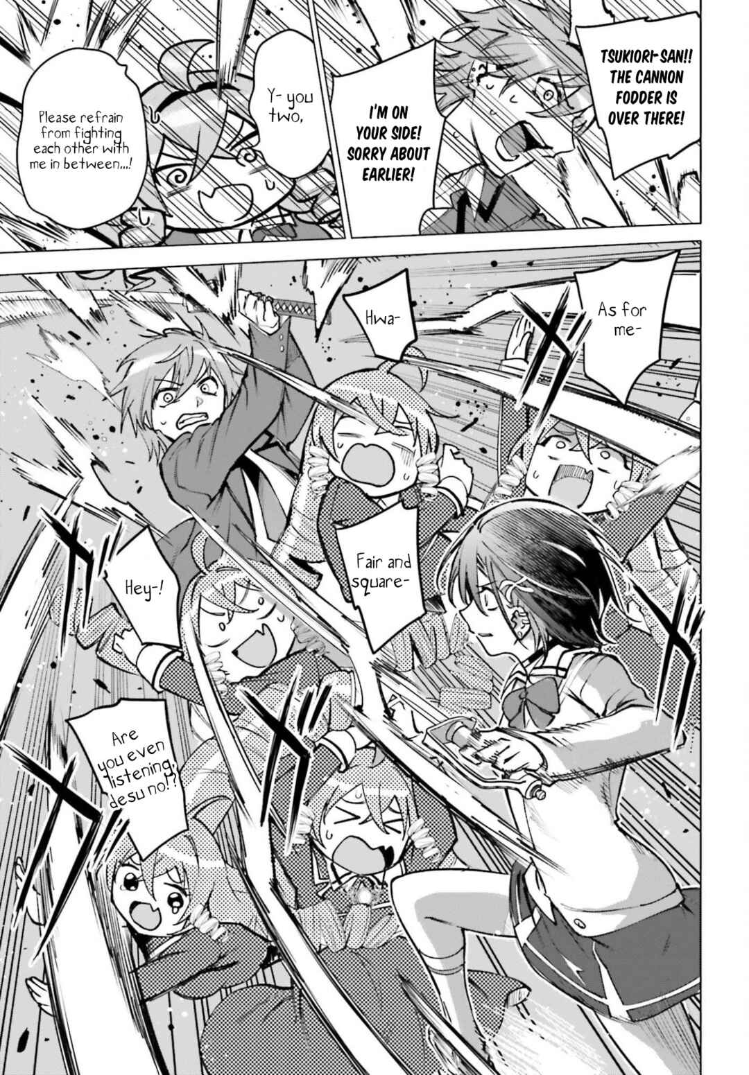 Danshi Kinsei Game Sekai de Ore ga Yaru Beki Yuiitsu no Koto: Yuri no Aida ni Hasamaru Otoko Toshite Tensei Shite Shimaimashita Chapter 12 - Page 21