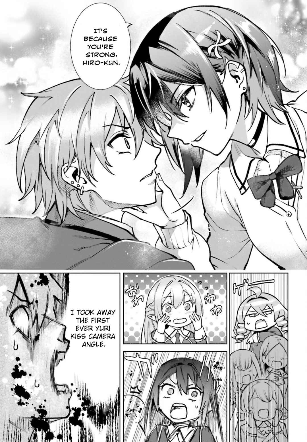 Danshi Kinsei Game Sekai de Ore ga Yaru Beki Yuiitsu no Koto: Yuri no Aida ni Hasamaru Otoko Toshite Tensei Shite Shimaimashita Chapter 12 - Page 35