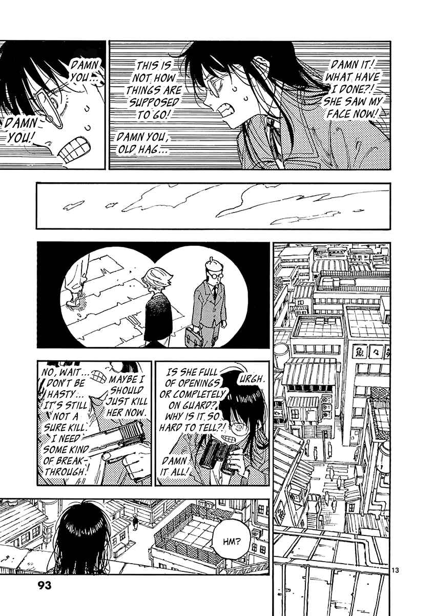 Koroshiya wa Kyou mo BBA o Korosenai. Chapter 6 - Page 14