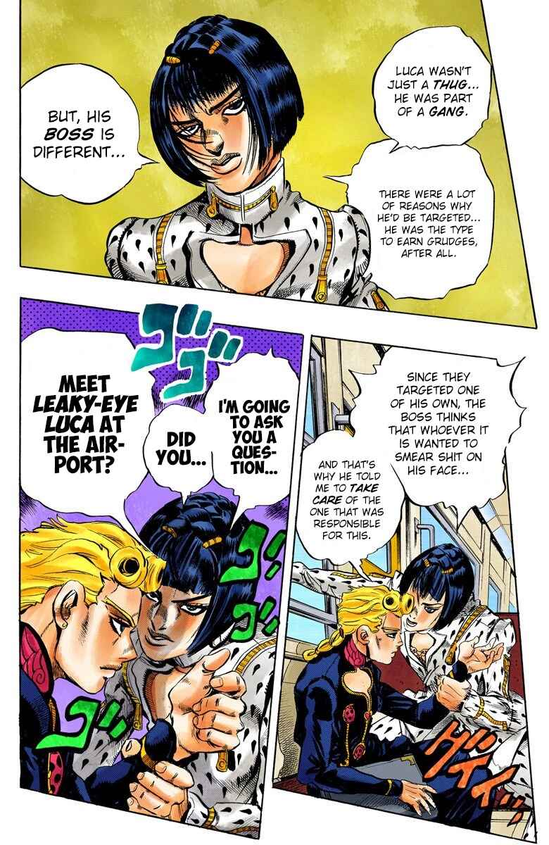JoJo no Kimyou na Bouken: Part 5 - Ougon no Kaze Color-ban Chapter 4 - Page 15